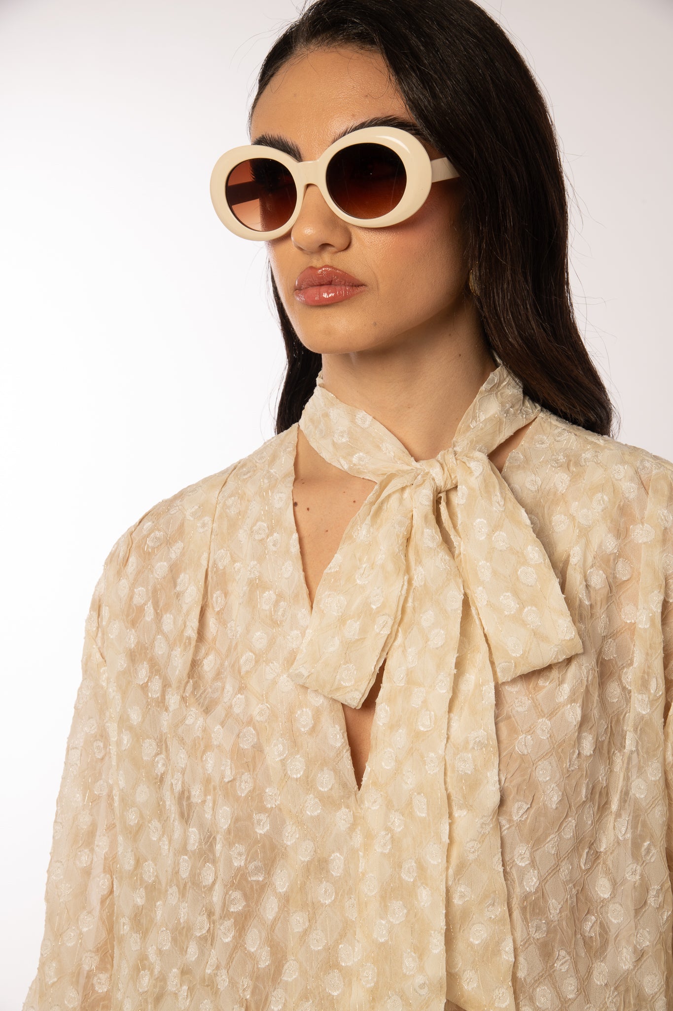 Blusa ‘PORTAFOGLIO’ Panna