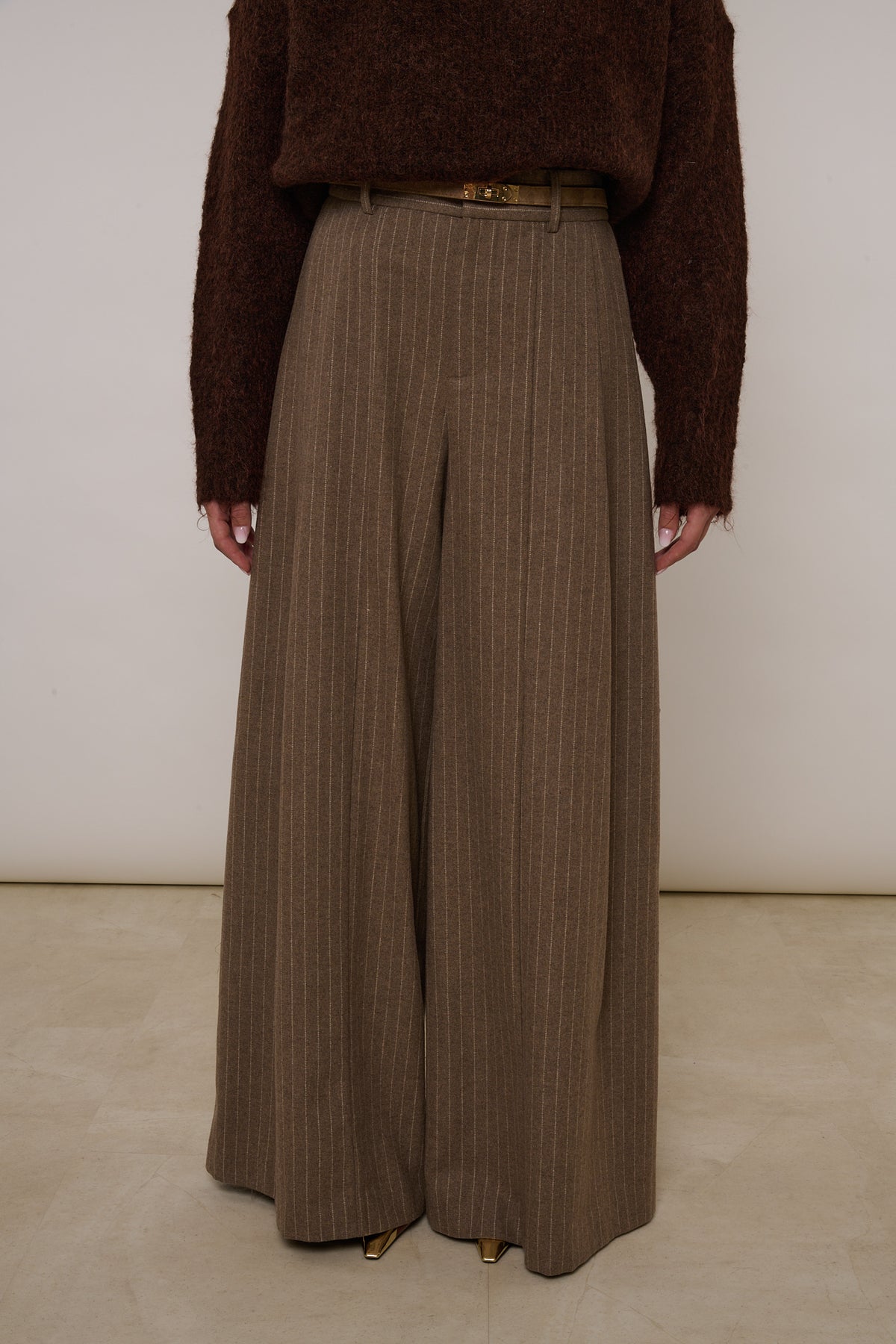 Pantalone ‘50% LANA’ By Lumina Beige