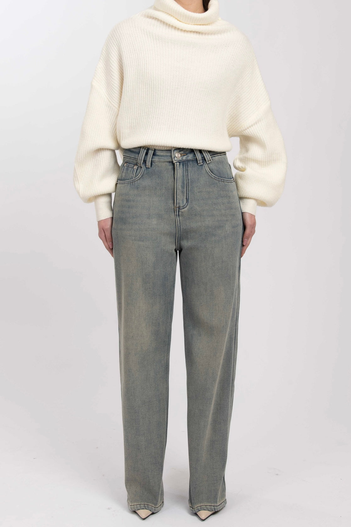 Jeans ‘PILE INTERNO 85%COTONE’ Denim Chiaro