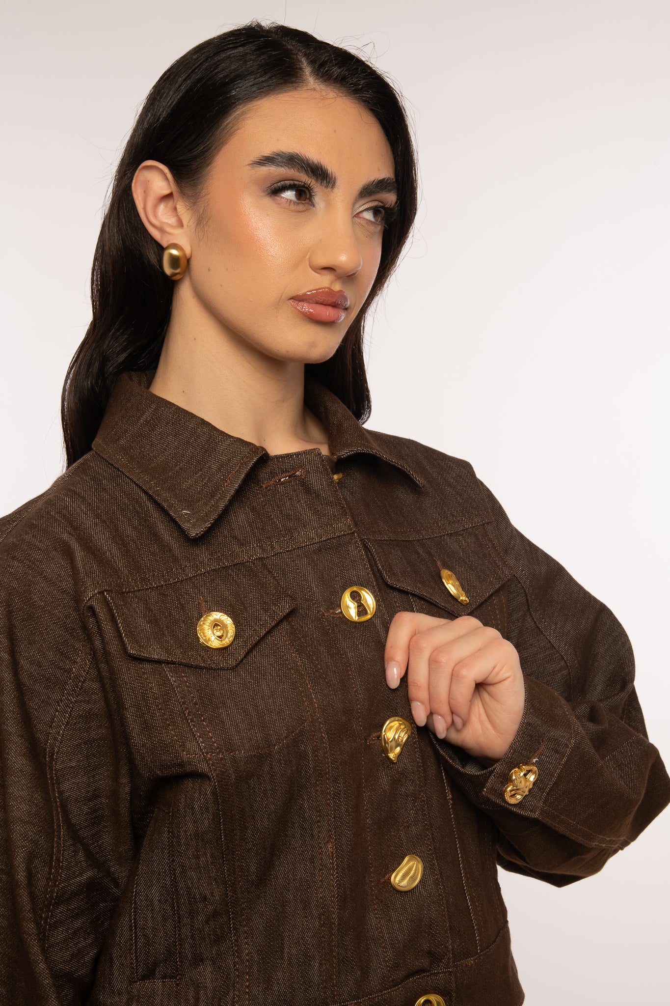 Coordinato tasconi Giacca+Pantalone Cacao