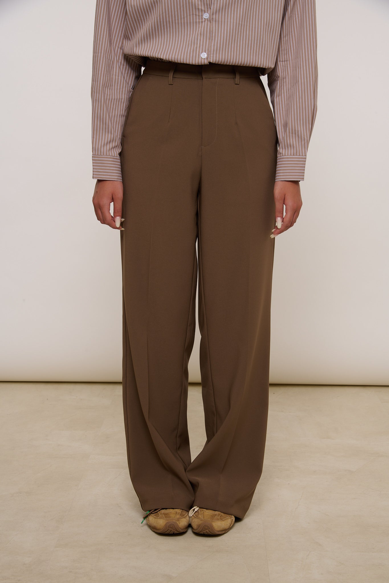 Pantalone ‘GANCETTO AMOUR’ Fango