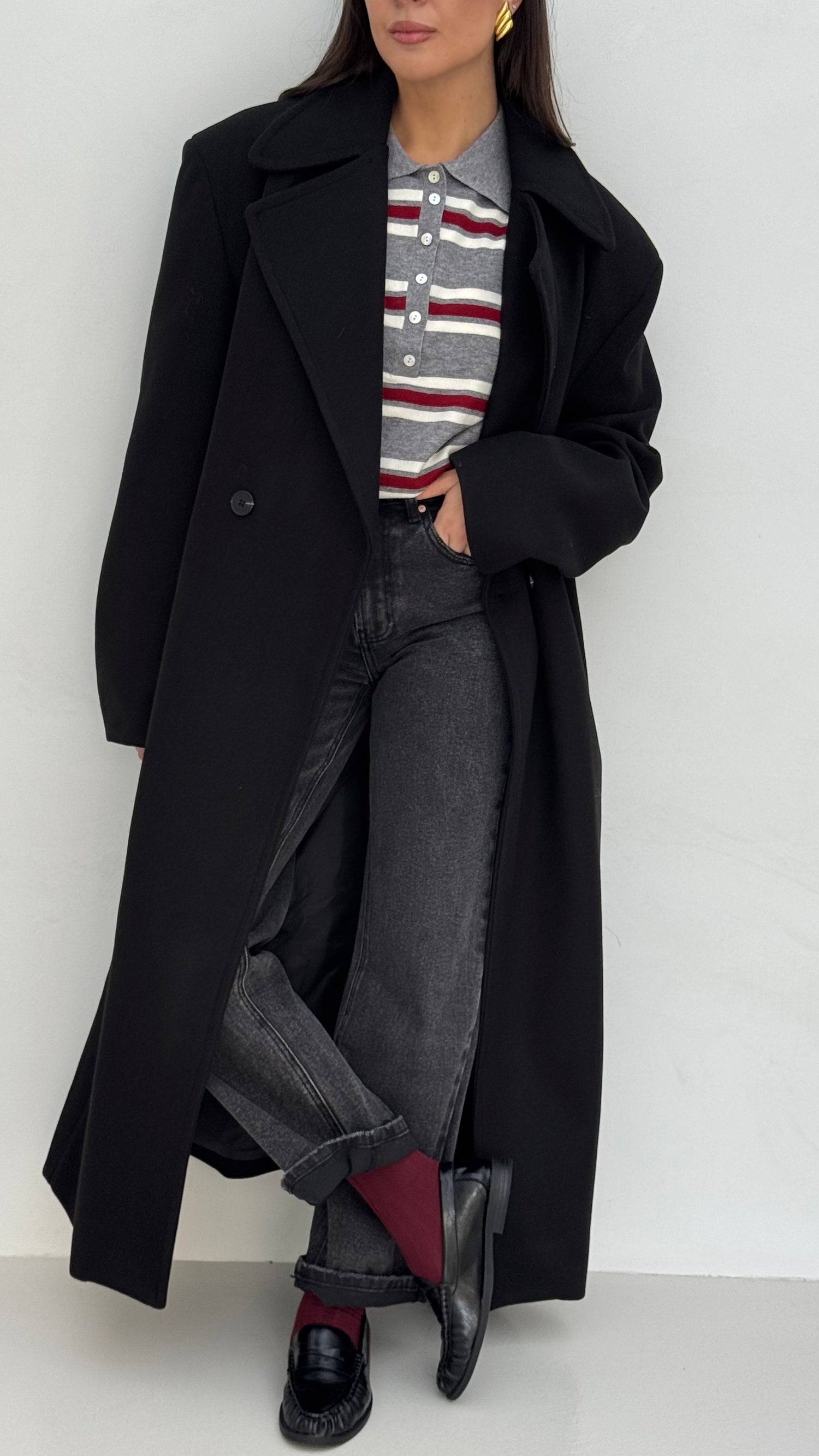 Cappotto ‘BY LUMINA’ Nero