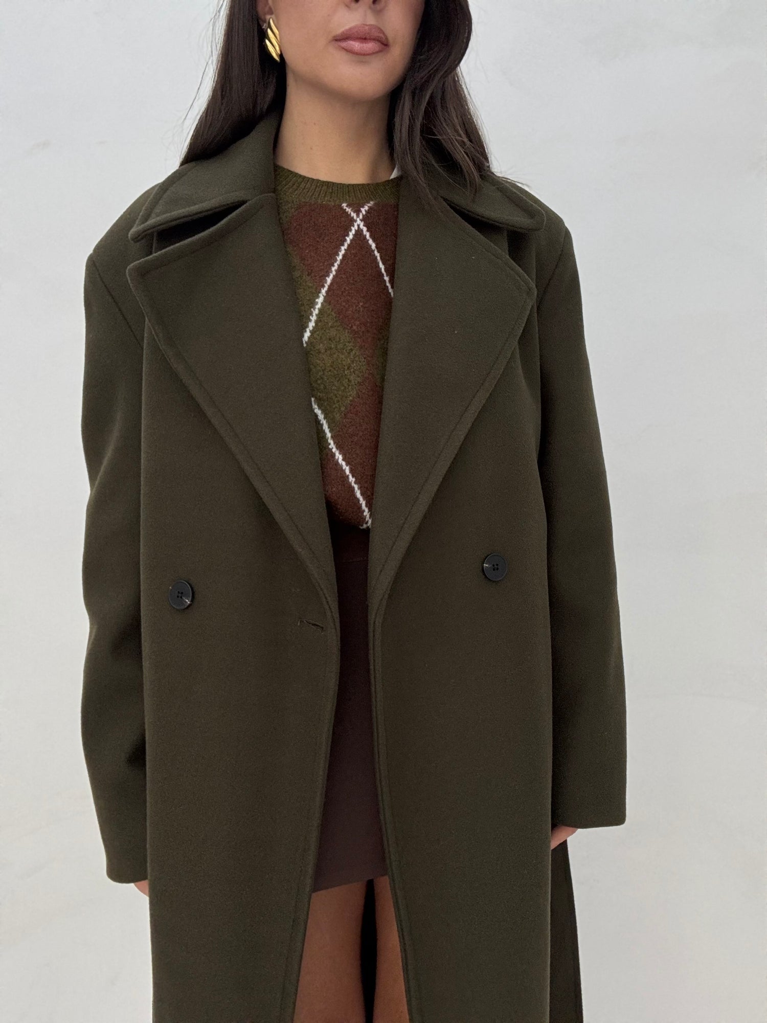 Cappotto ‘BY LUMINA’ Verde Militare
