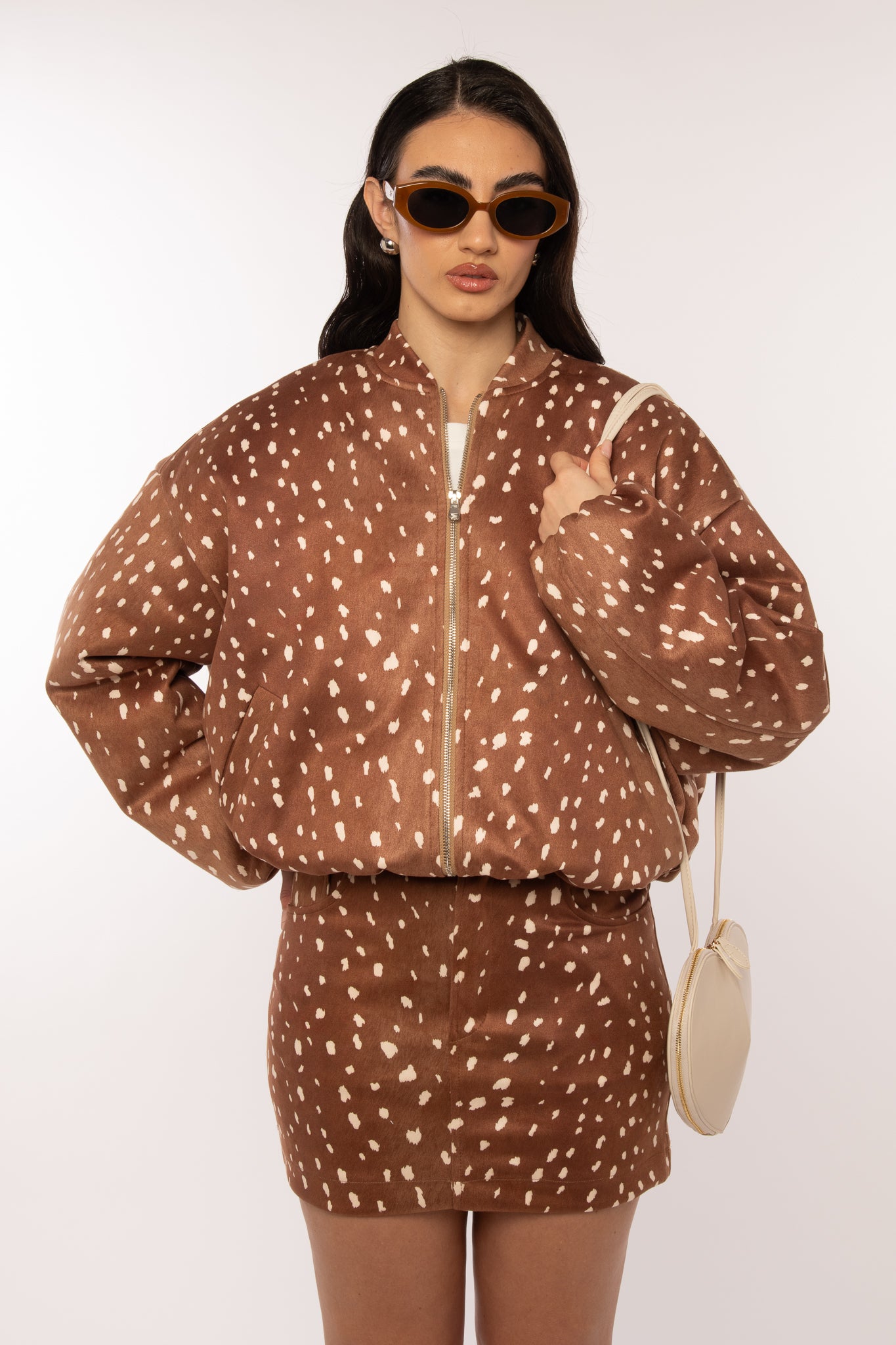 Bomber ‘BAMBY BY LUMINA’ Camel