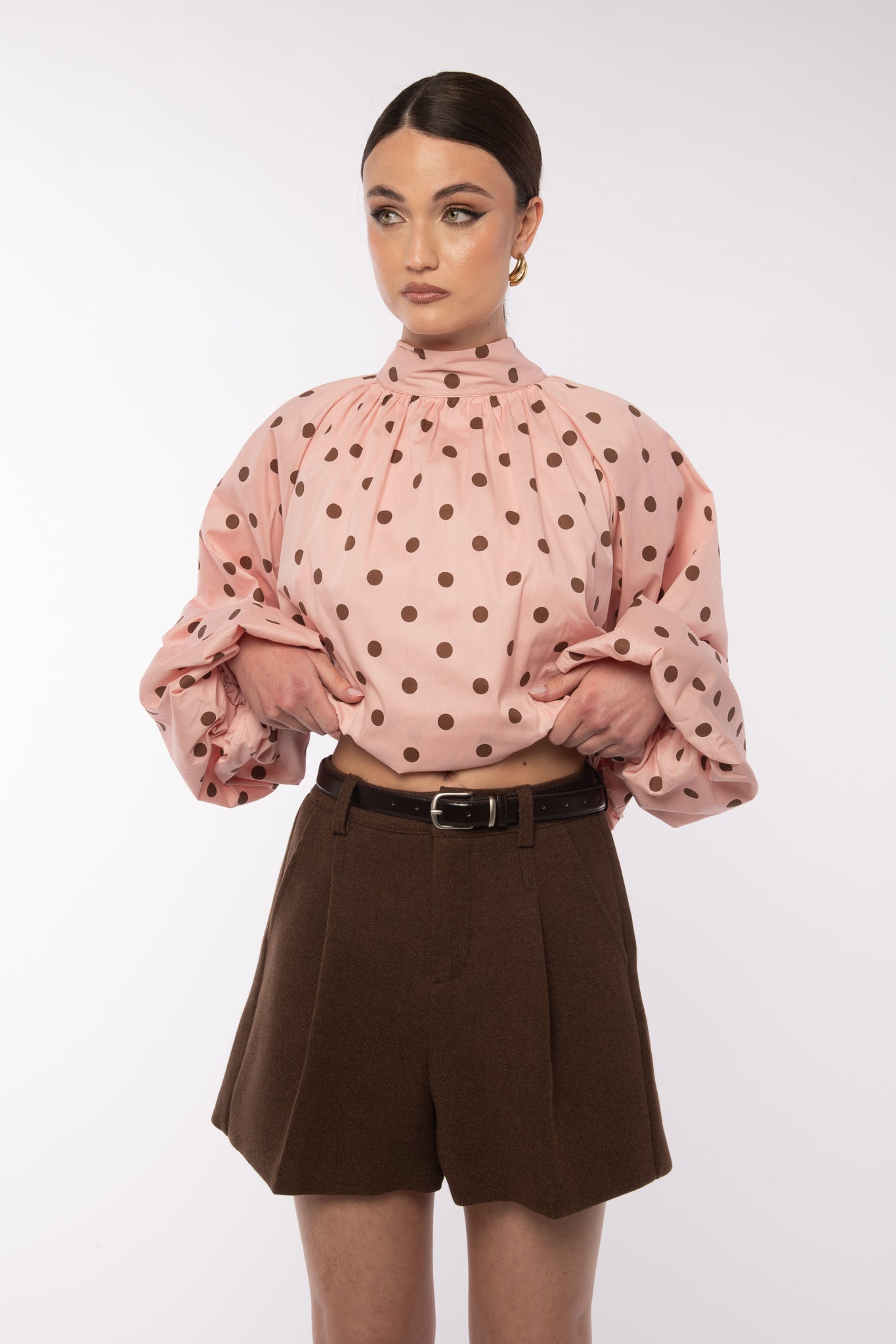 Pantaloncino ‘80% COTONE’ Cacao