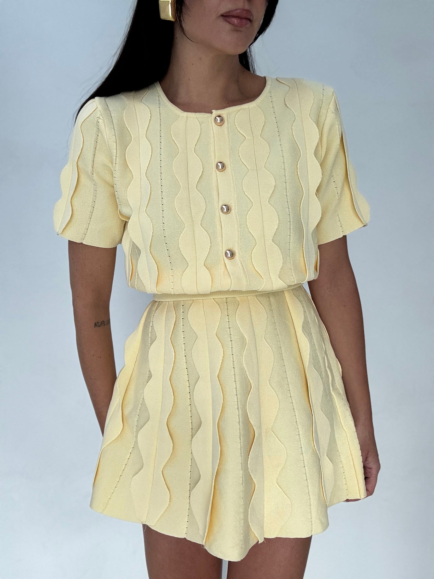 Coordinato ‘WAVES’ Giallo