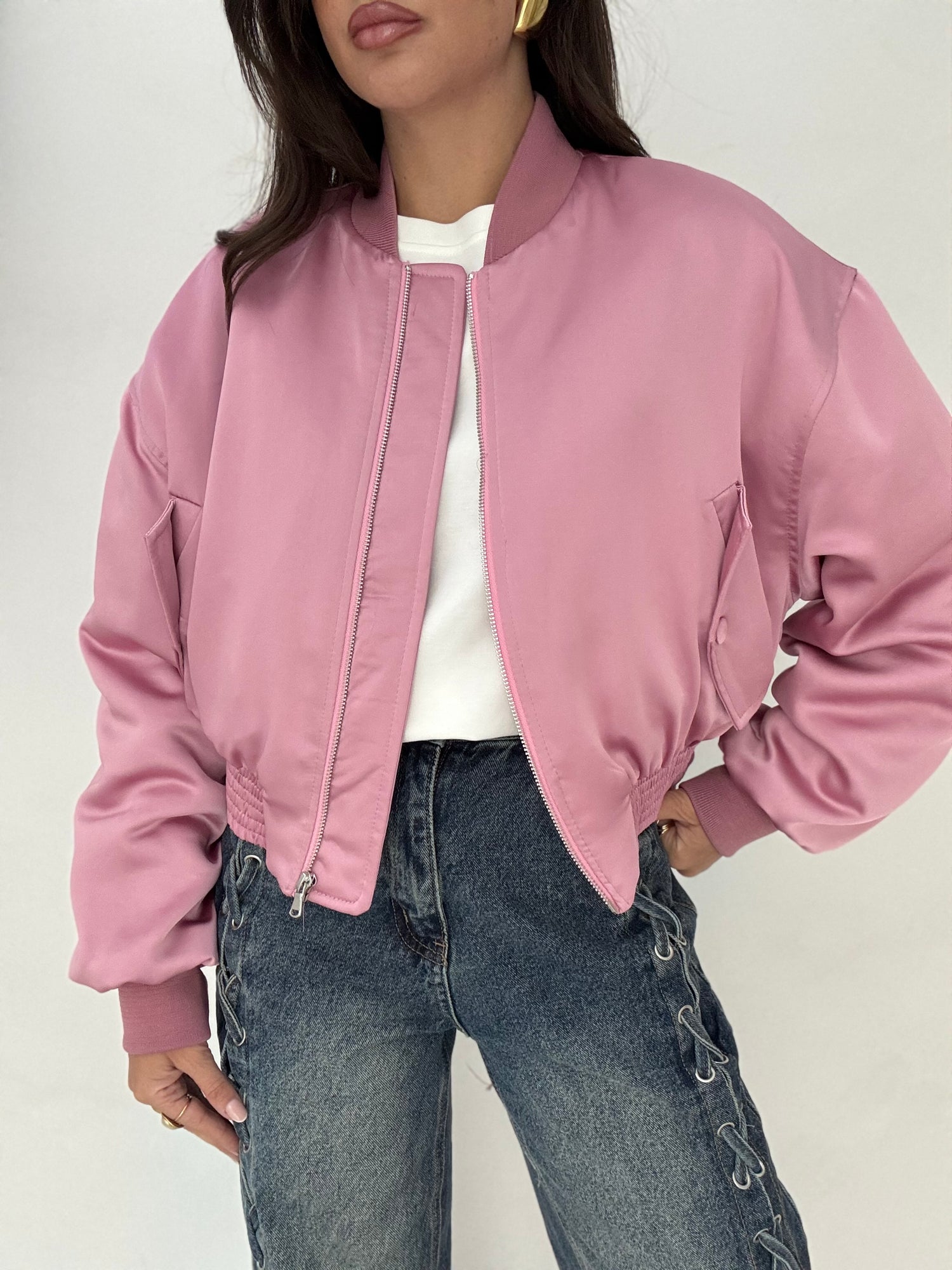 Bomber ‘SATIN’ By Lumina Rosa