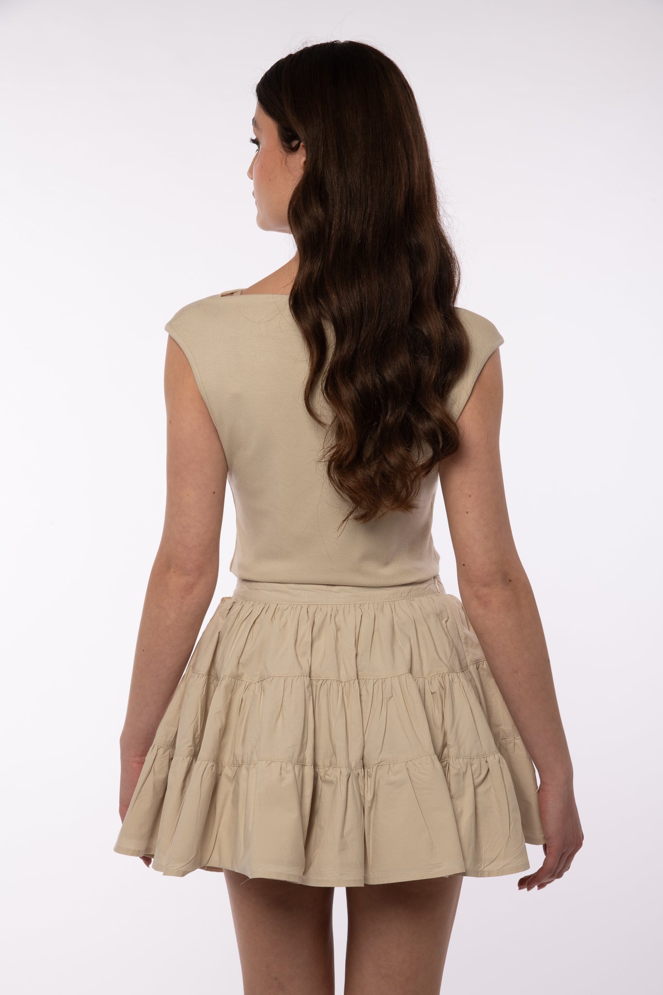 Maglia ‘75% COTONE’ Beige