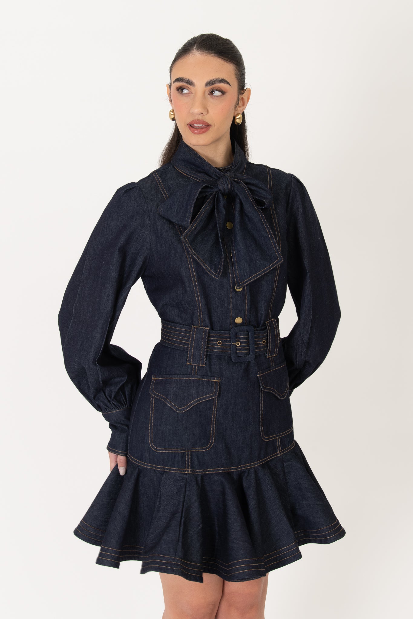 Abito ‘DENIM CON CINTURA’ Lavaggio Zero