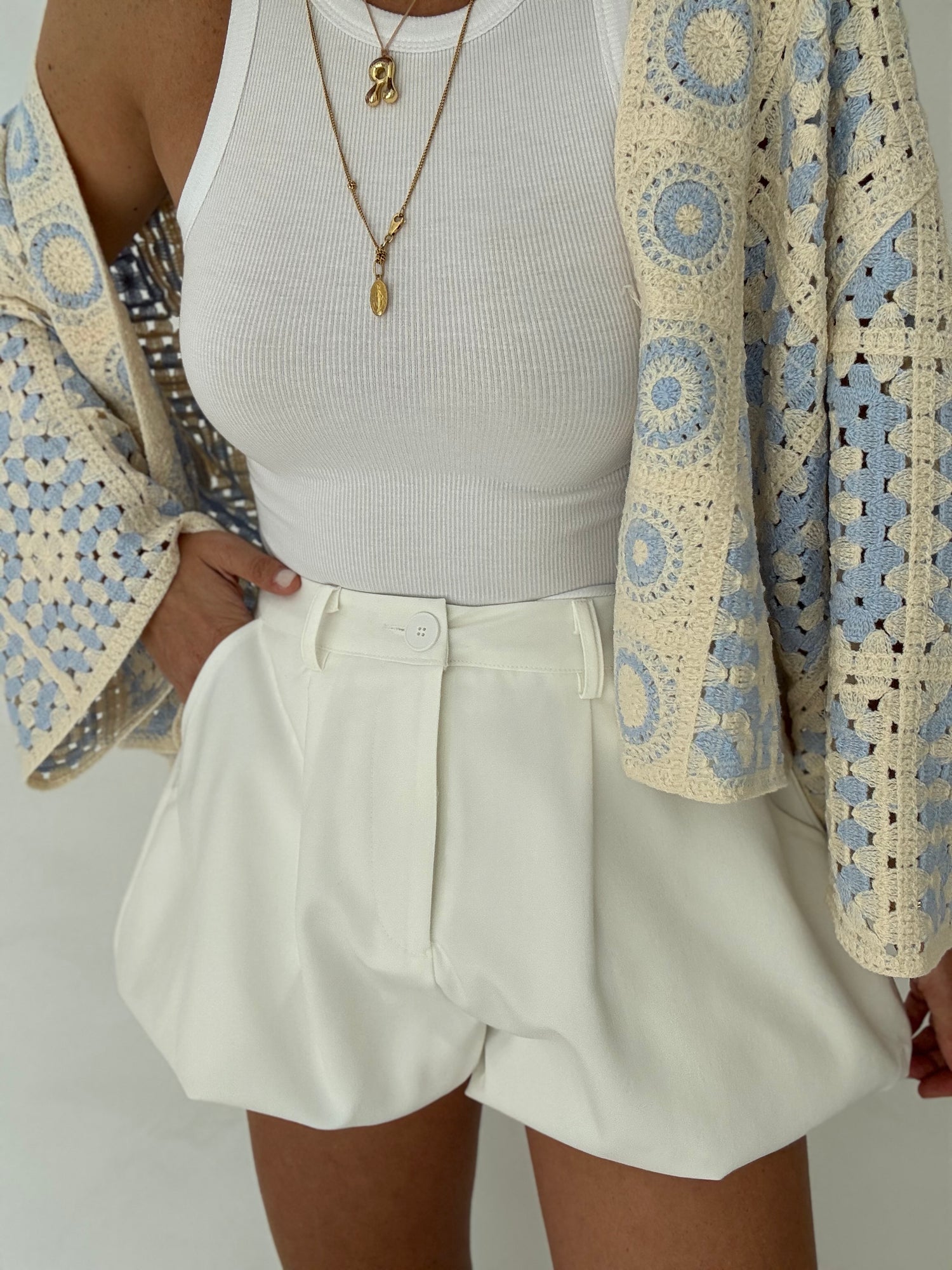 Pantaloncino ‘BALLON ’ Bianco
