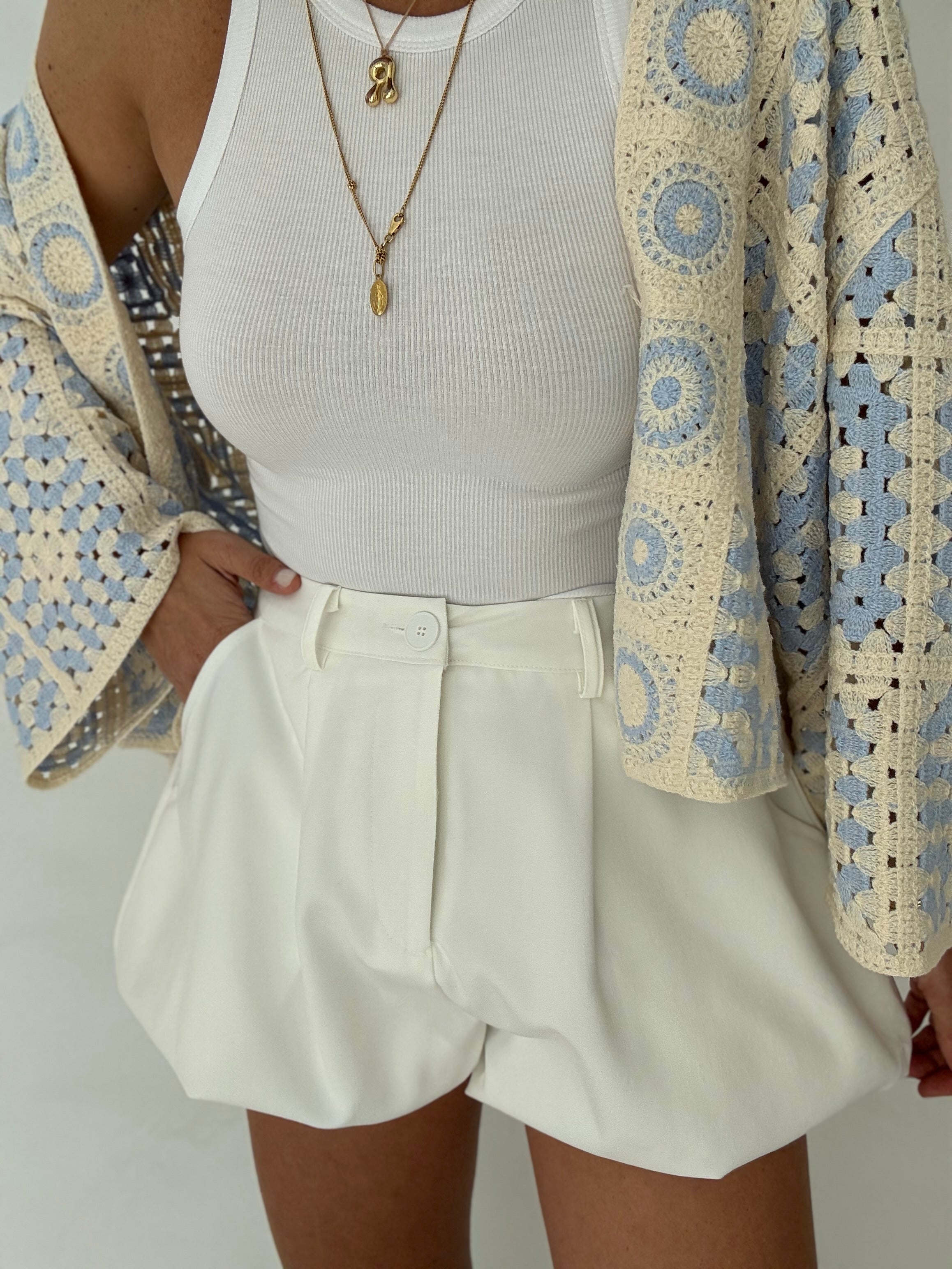 Pantaloncino ‘BALLON ’ Bianco