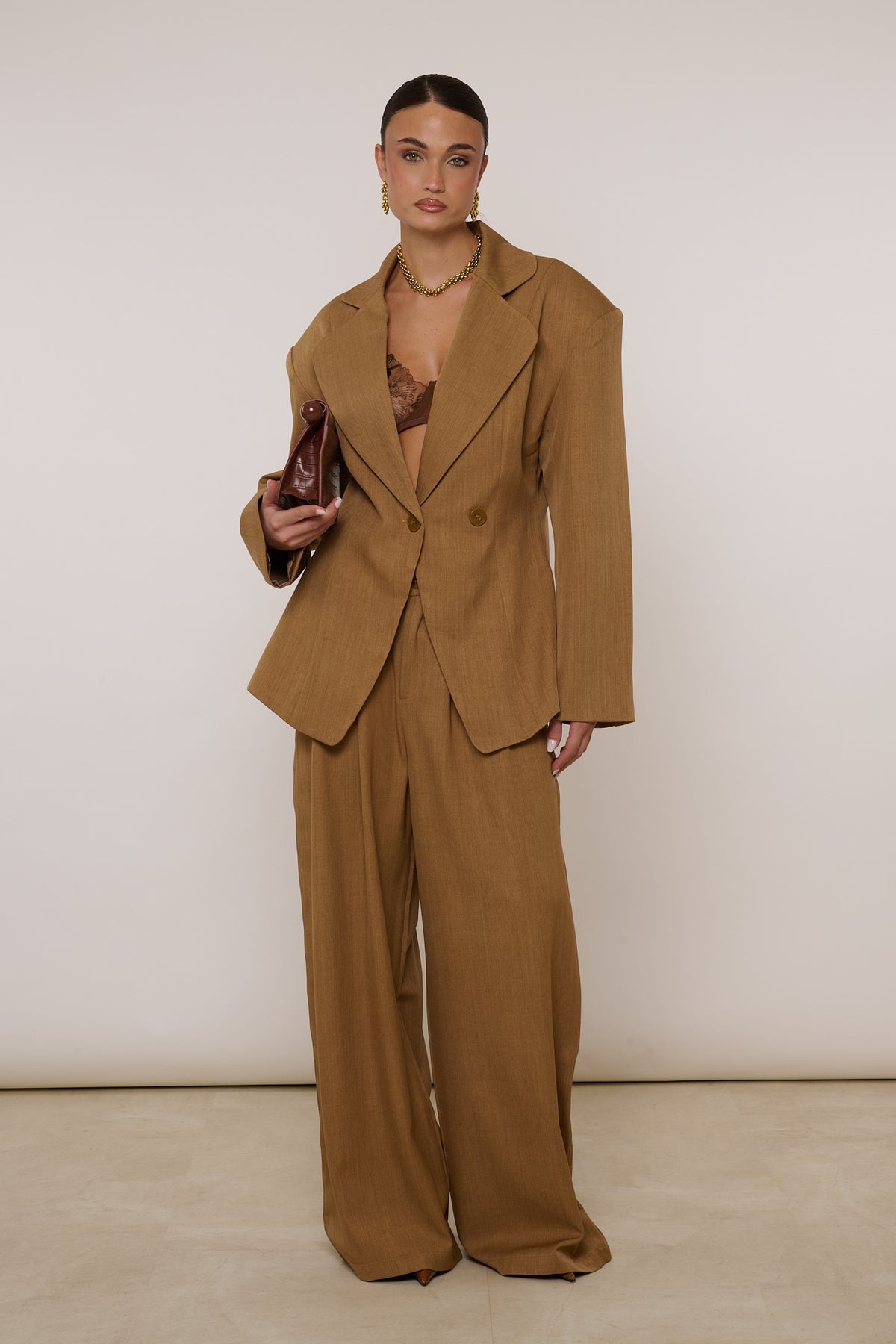 Tailleur ‘DUE BOTTONI’ Camel