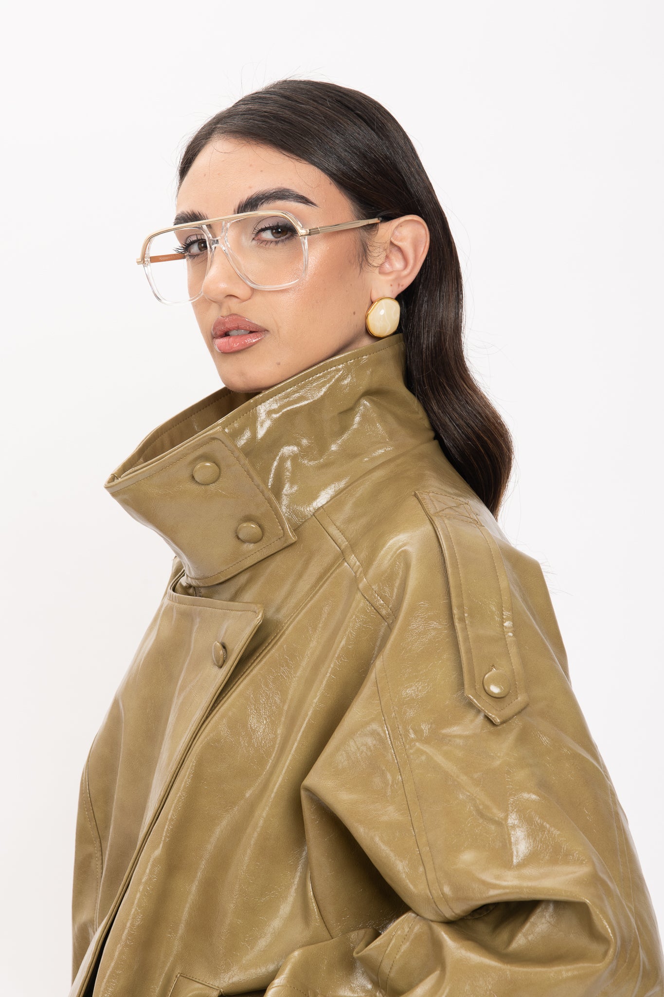 Bomber ‘COLLO ALTO’ Verde Pistacchio