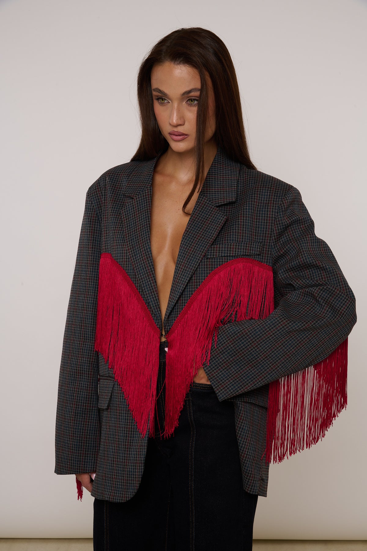 Blazer ‘FRANGE’ By Lumina Quadretti