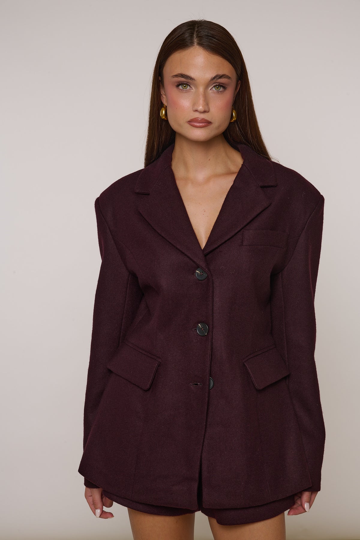Coordinato ‘50% LANA’ Bordeaux