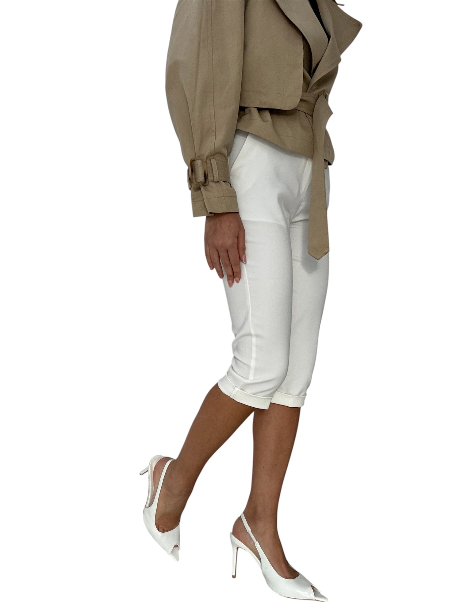 Pantalone ‘CAPRI’ Bianco