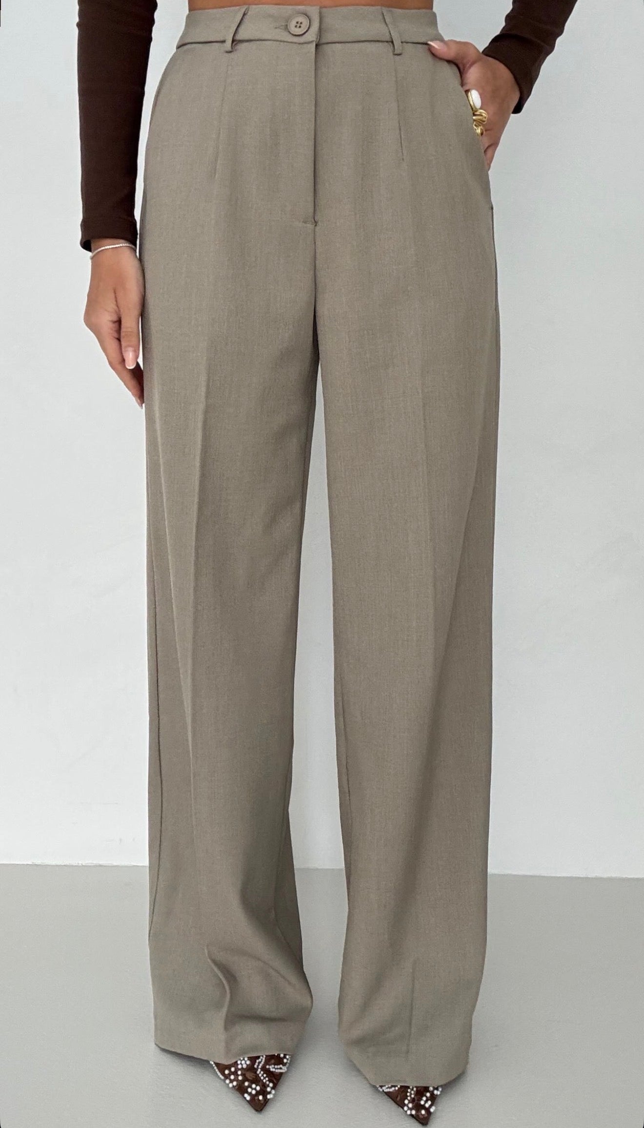 Pantalone ‘AMOUR’ Fango