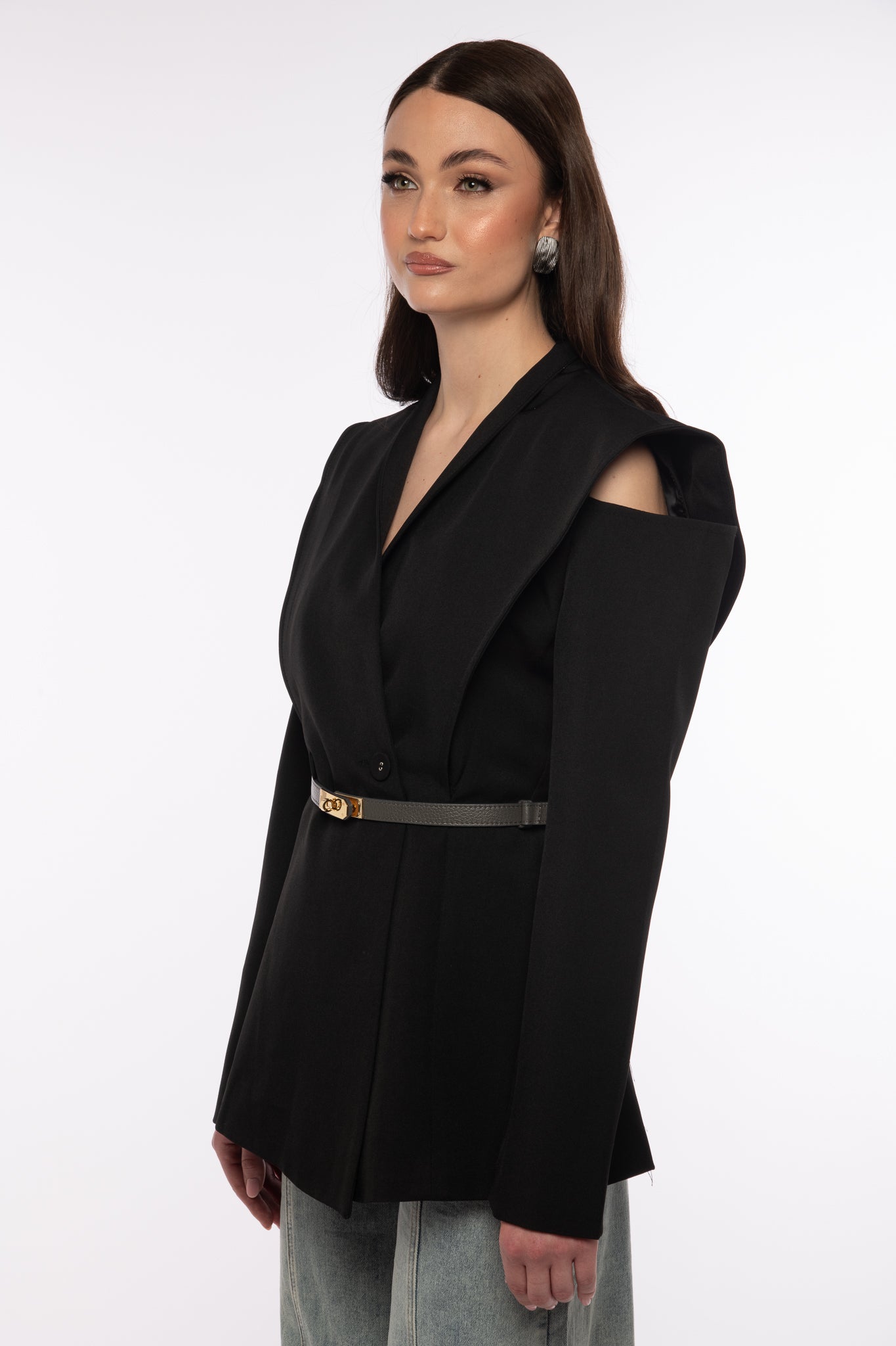 Blazer ‘APERTURE LATERALI’ Nero