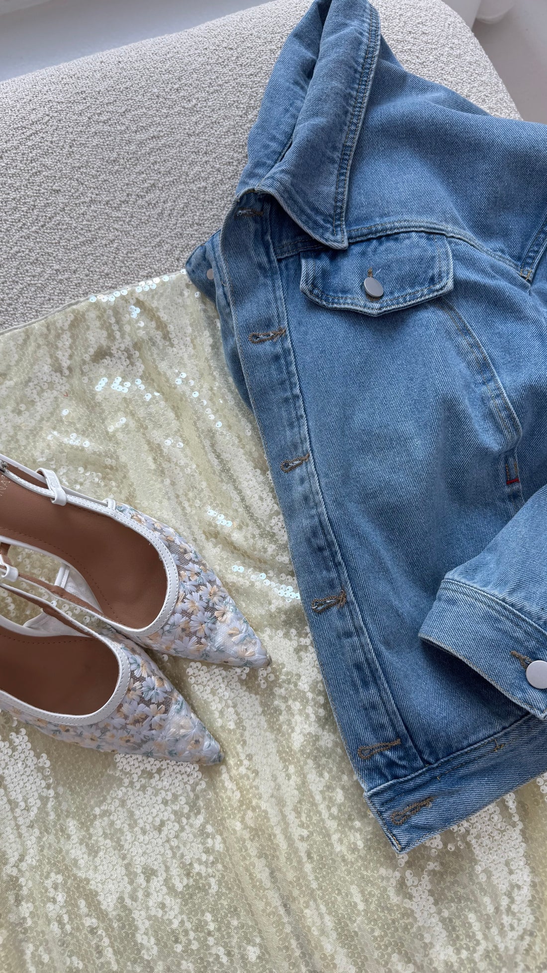 Slingback ‘FIORELLINI RICAMATI’