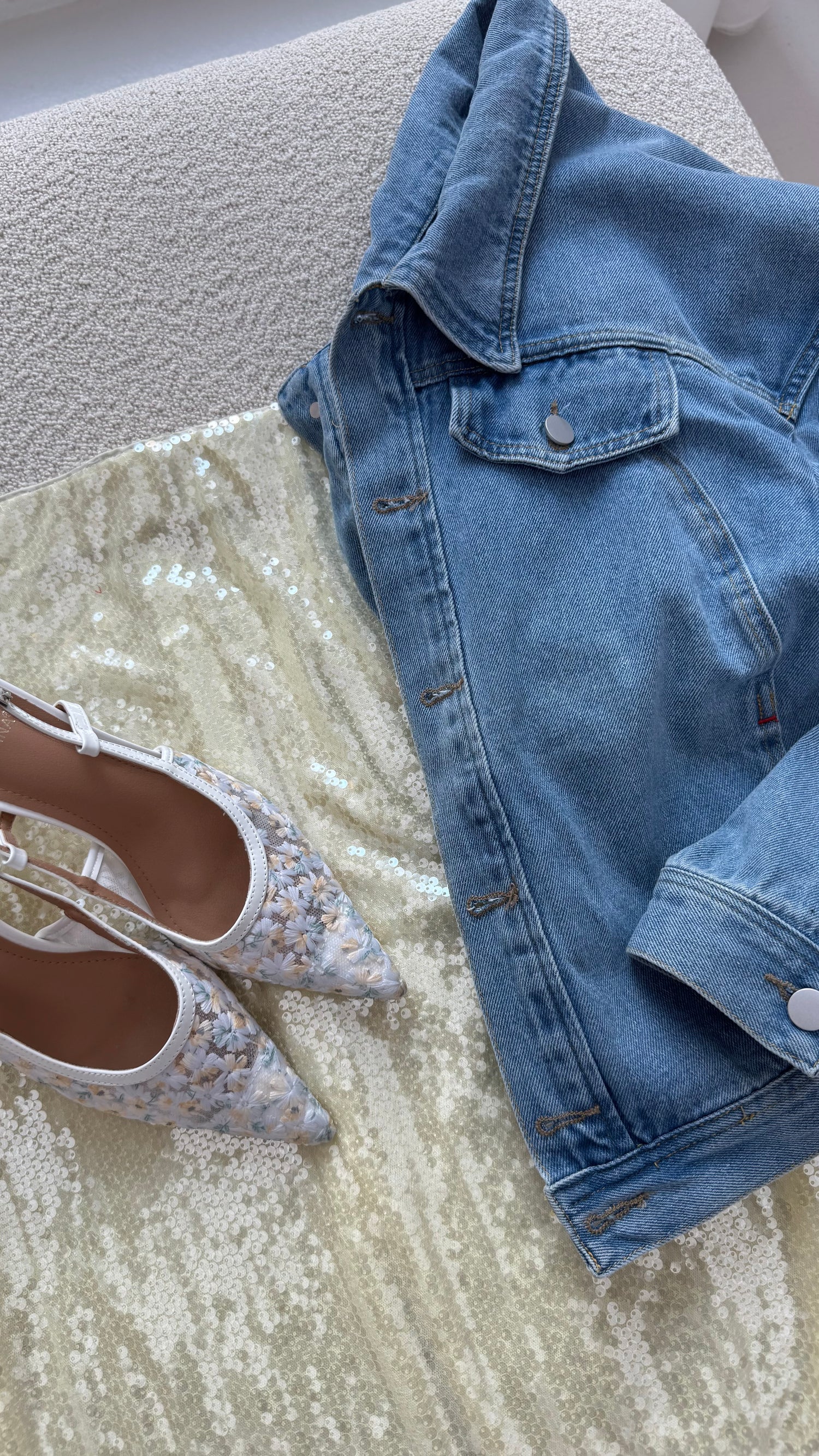Slingback ‘FIORELLINI RICAMATI’