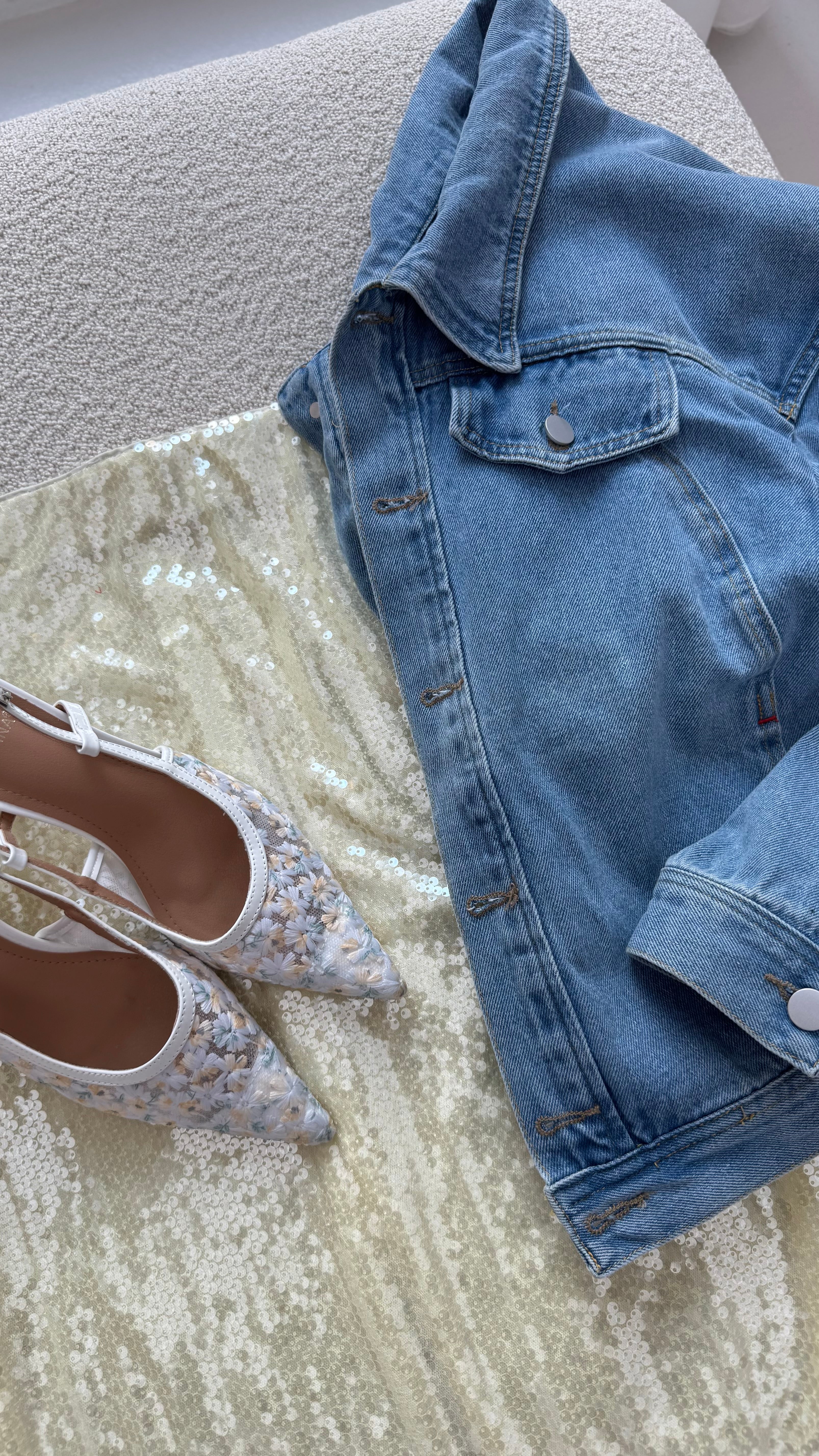 Slingback ‘FIORELLINI RICAMATI’