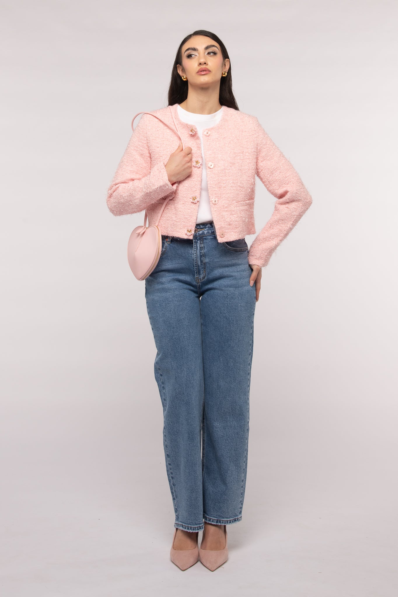 Jeans ‘GAMBA DRITTA’ Denim Medio