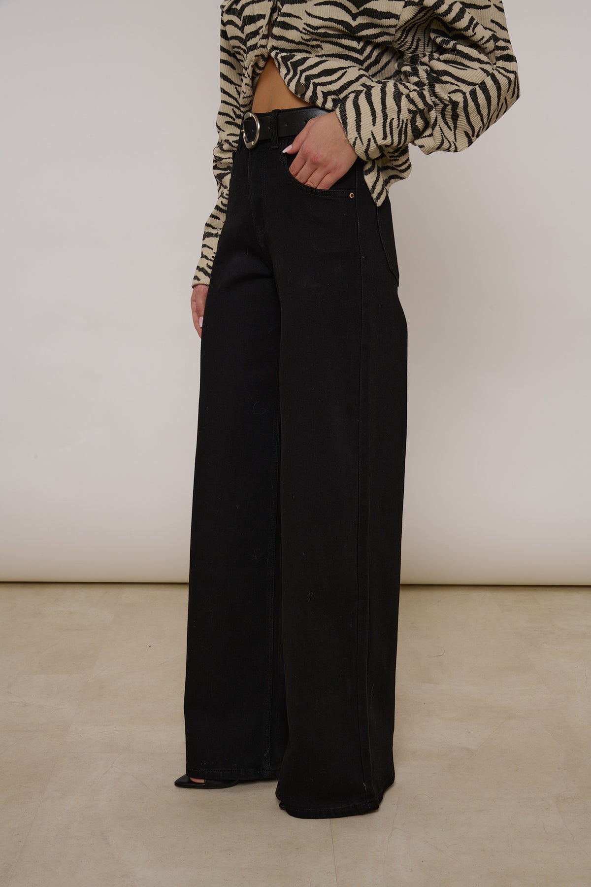Jeans ‘WIDE LEG’ Nero