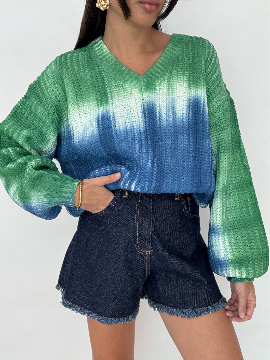 Maglione ‘SFUMATO’ Verde