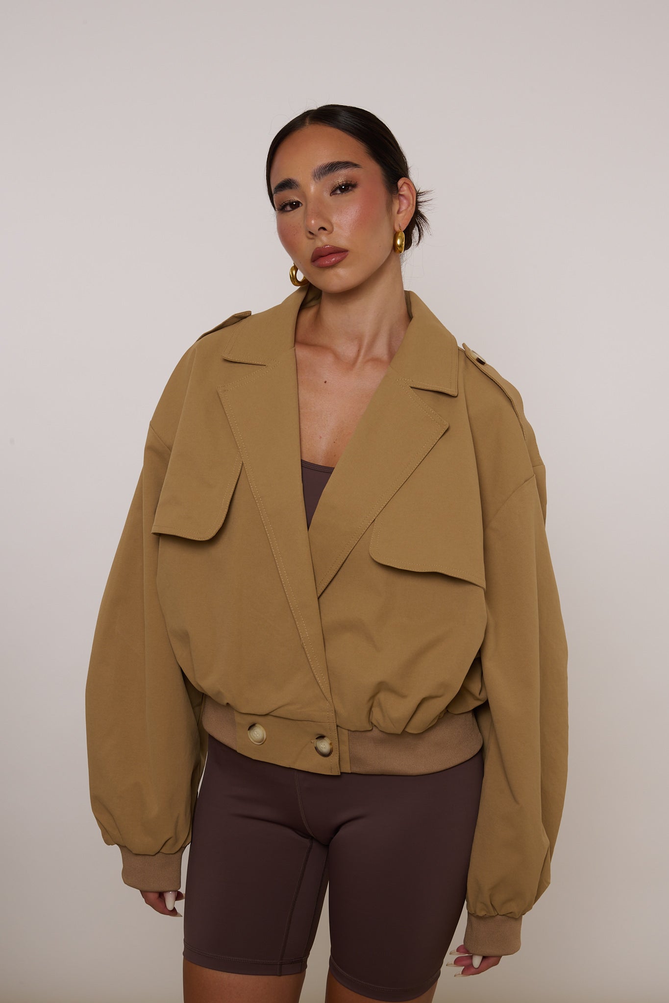 Bomber/Trench ‘65% COTONE’ Camel