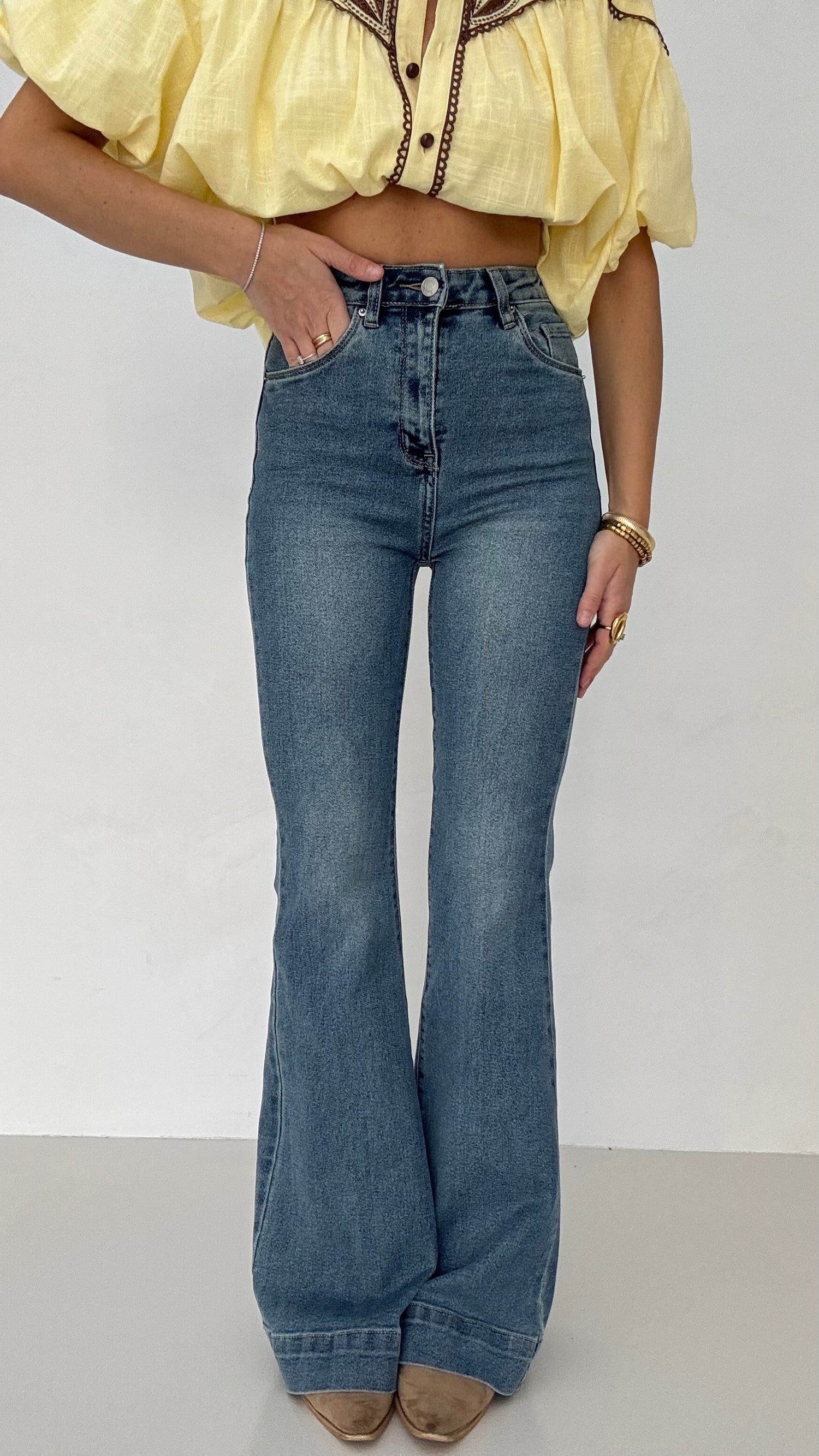 Jeans ‘ZAMPA’ Denim Medio