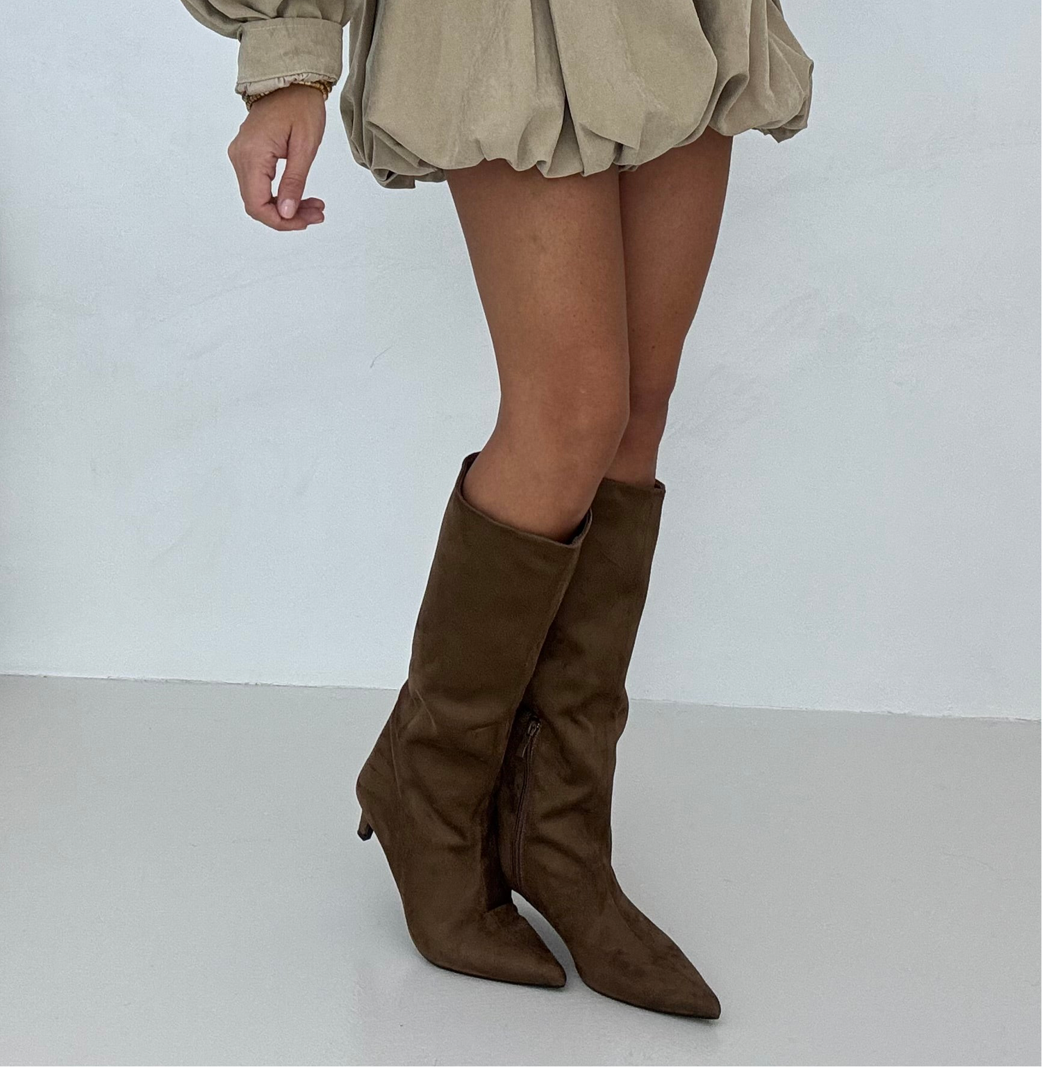 Stivale ‘SUEDE BASIC 2.0’ Camel Scuro