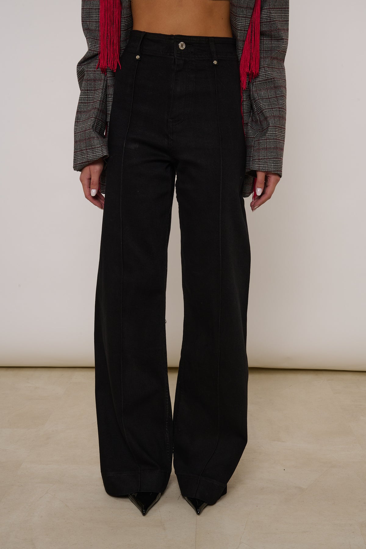 Jeans ‘CUCITURE CENTRALI’ Nero