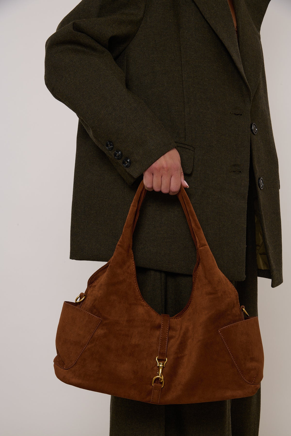 Borsa ‘SUEDE’ Cuoio