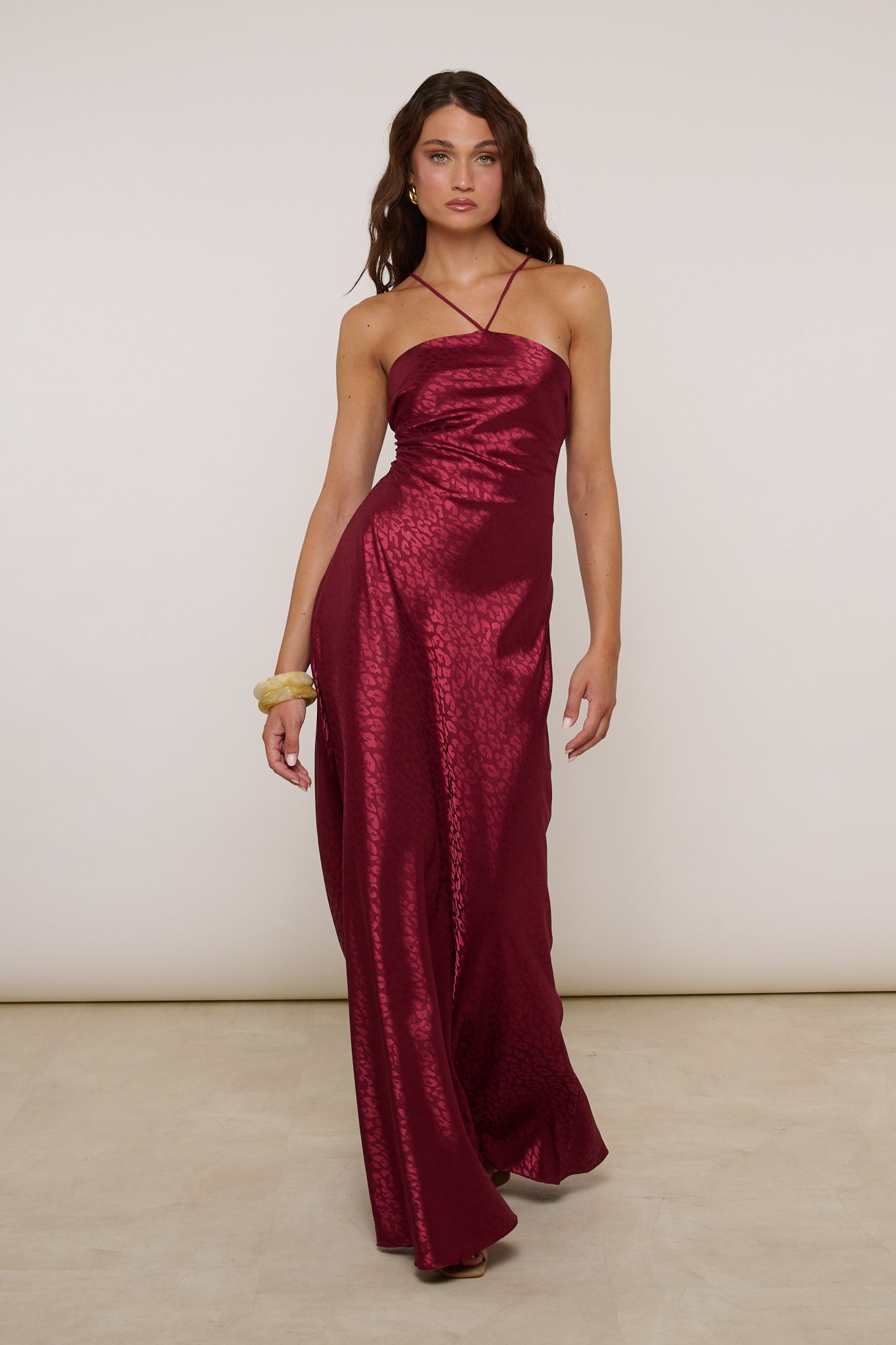 Abito ‘ANIMALIER’ Bordeaux