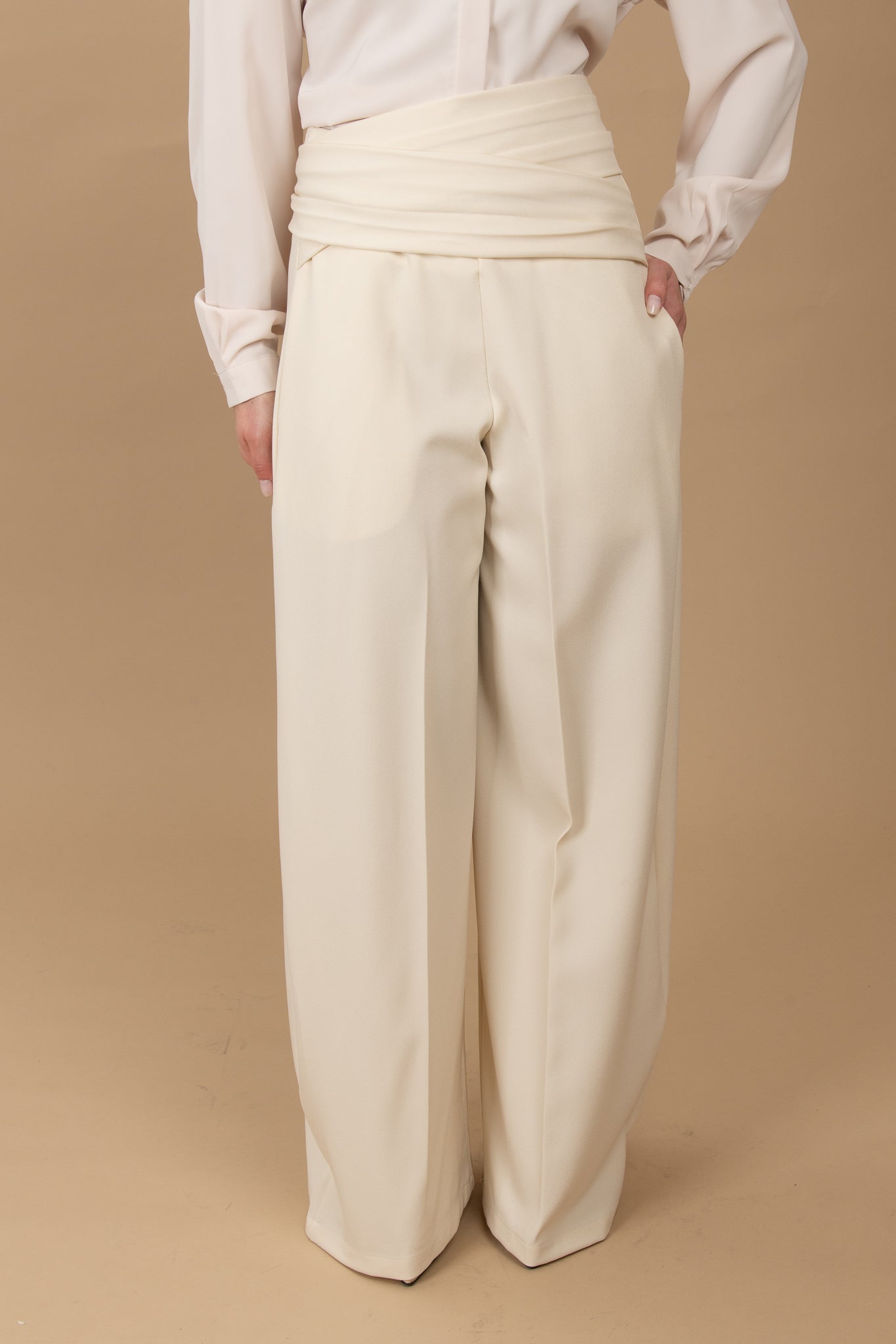 Pantalone ‘FUSCIACCA’ Panna