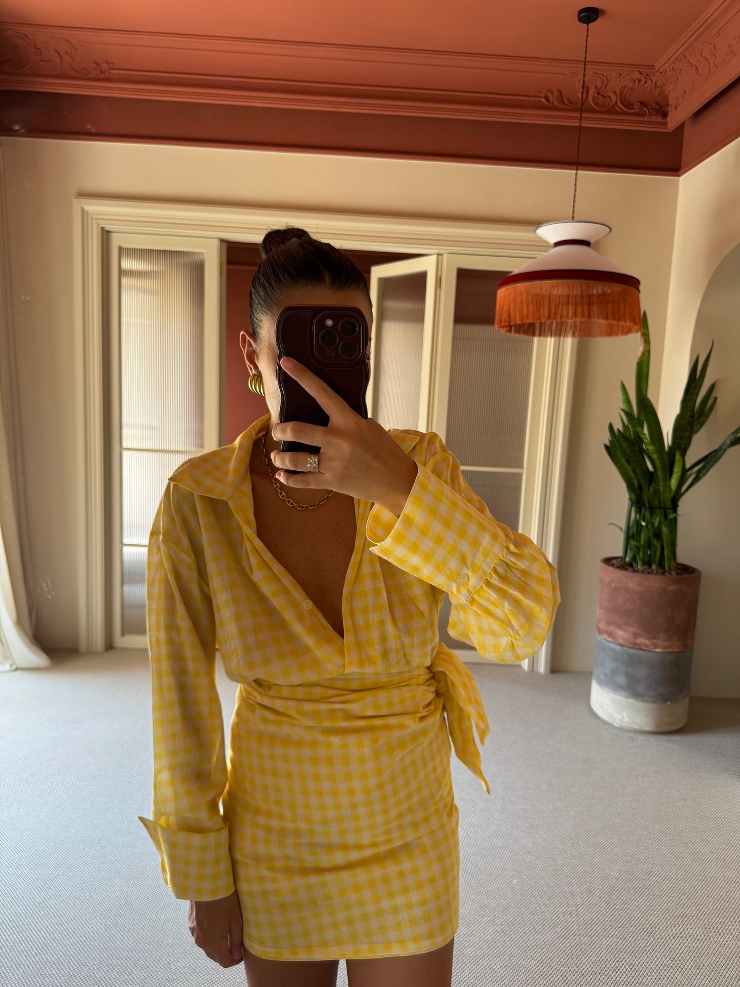 Coordinato ‘QUADRETTI’ Giallo