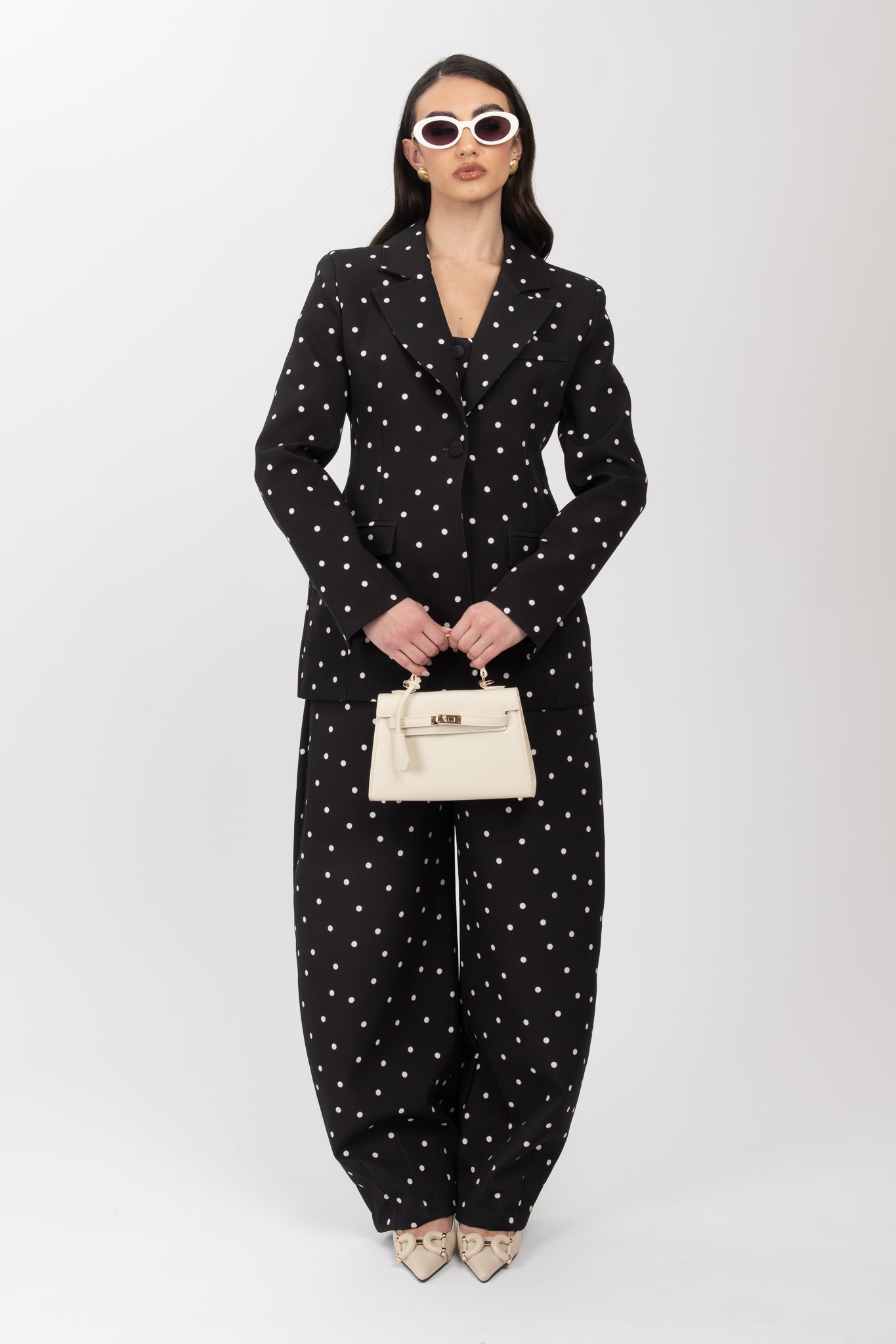 Pantalone ‘BALLON POIS BY LUMINA’ Nero