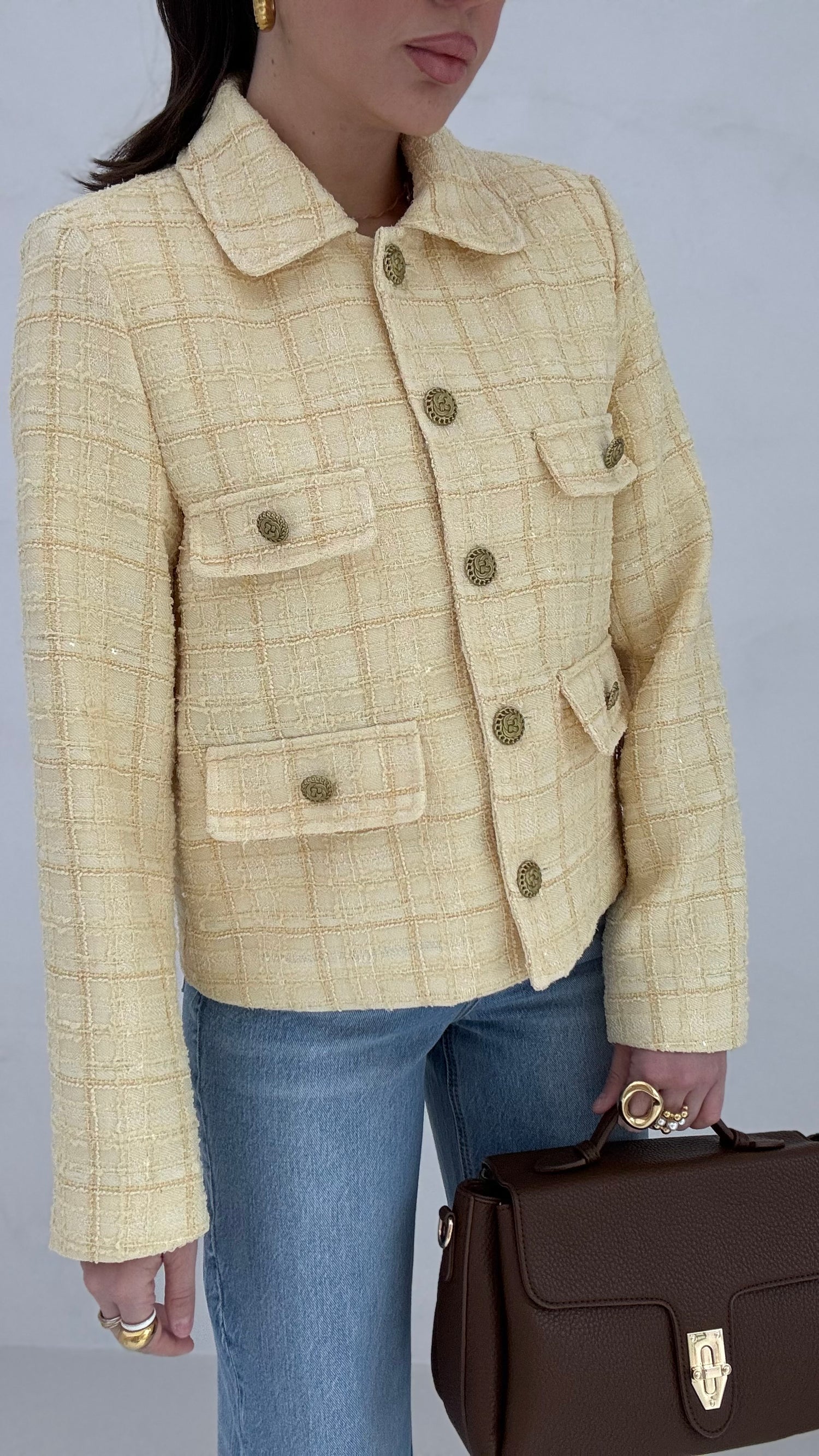 Blazer ‘ELIZABETH IN TWEED’ Giallo