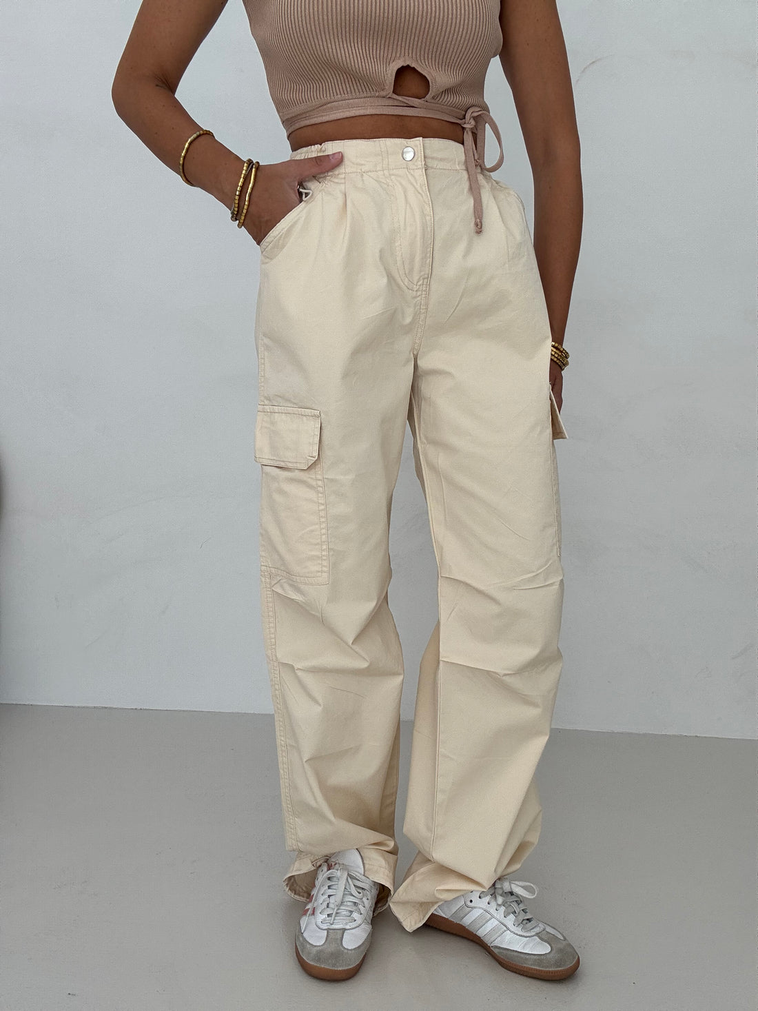 Cargo ‘HAILEY 100%COTONE’ Burro