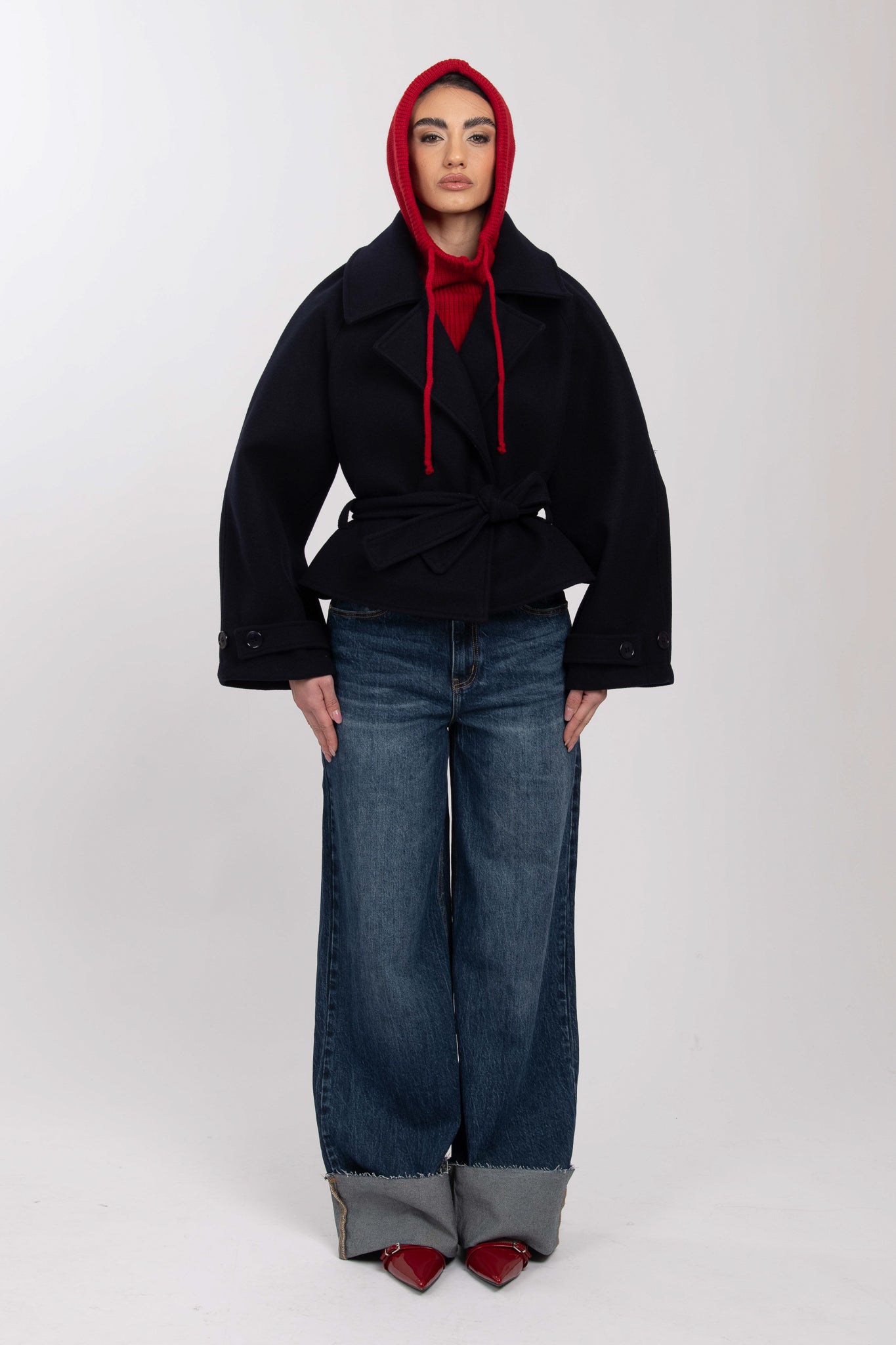 Cappotto ‘CORTO 3&33’ Blu Notte