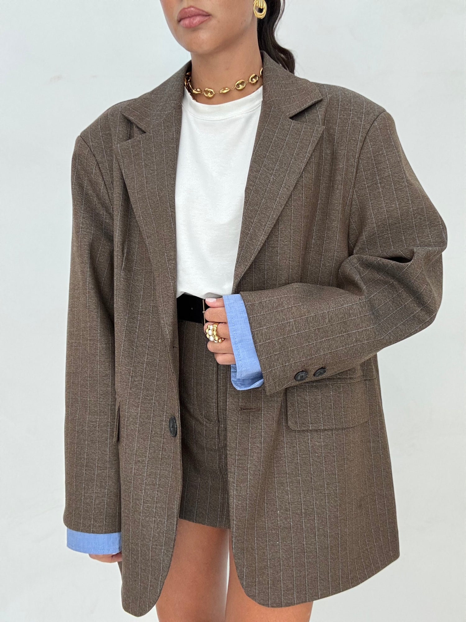 Blazer ‘GESSATO’ By Lumina Cacao