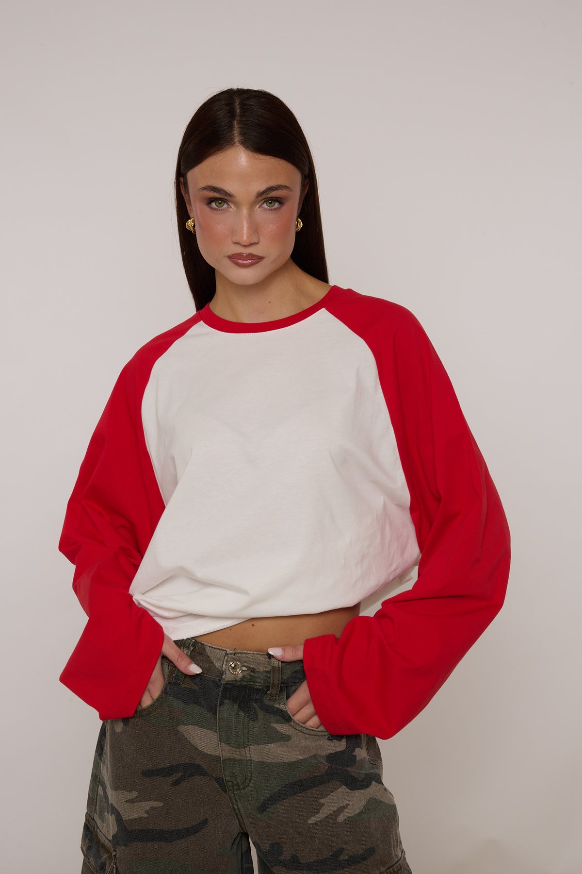 Maglia ‘BICOLORE’ 100% COTONE By Lumina Rossa