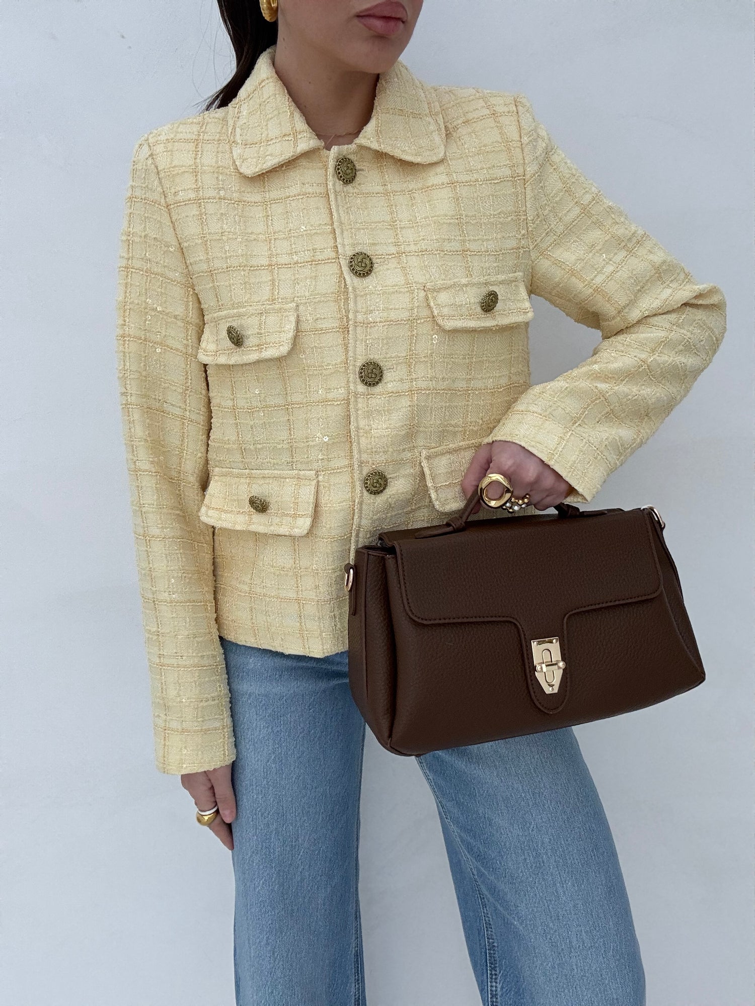 Blazer ‘ELIZABETH IN TWEED’ Giallo