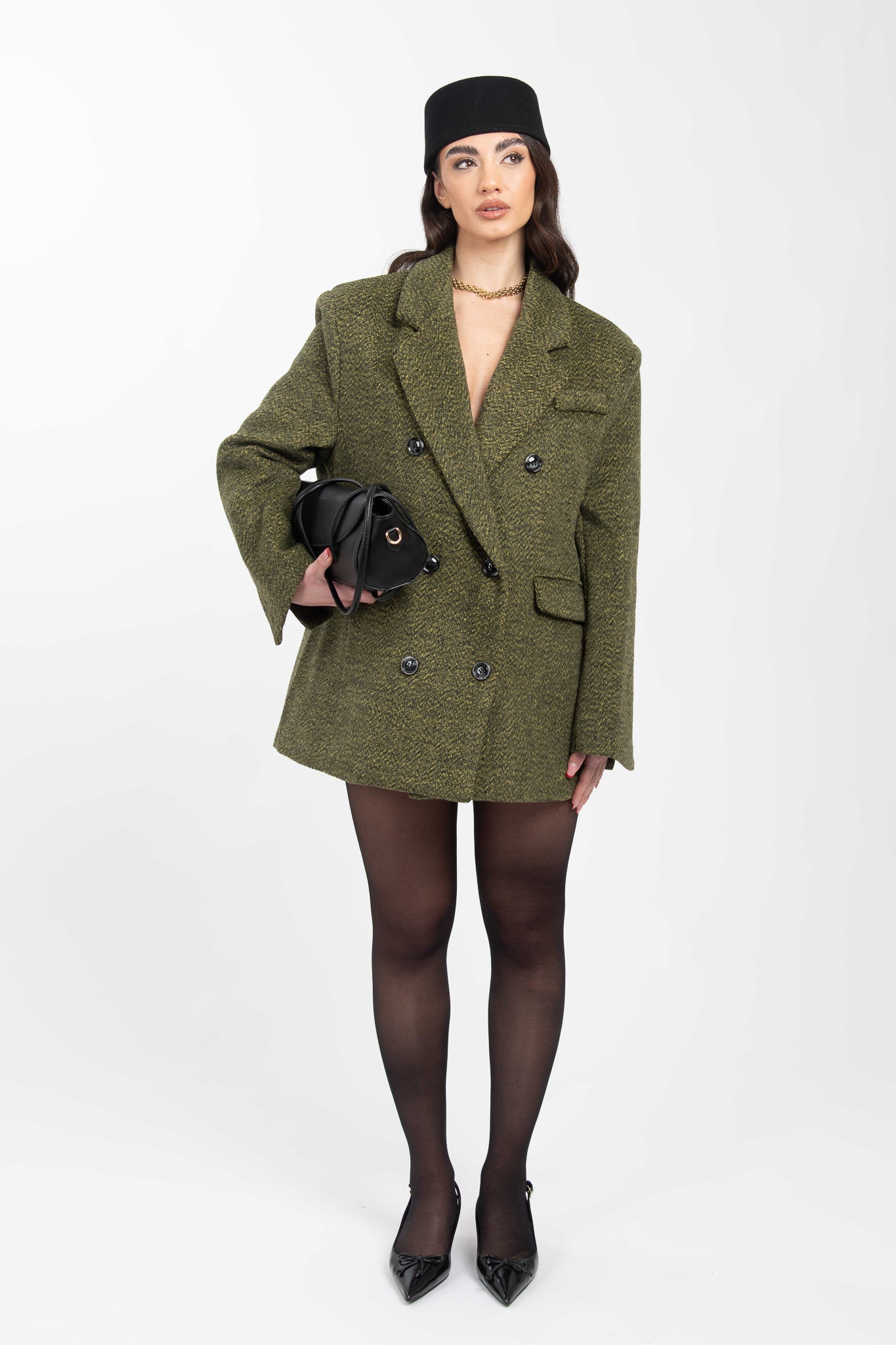 Blazer/Cappotto ‘OVER SIZE’ Verde Militare