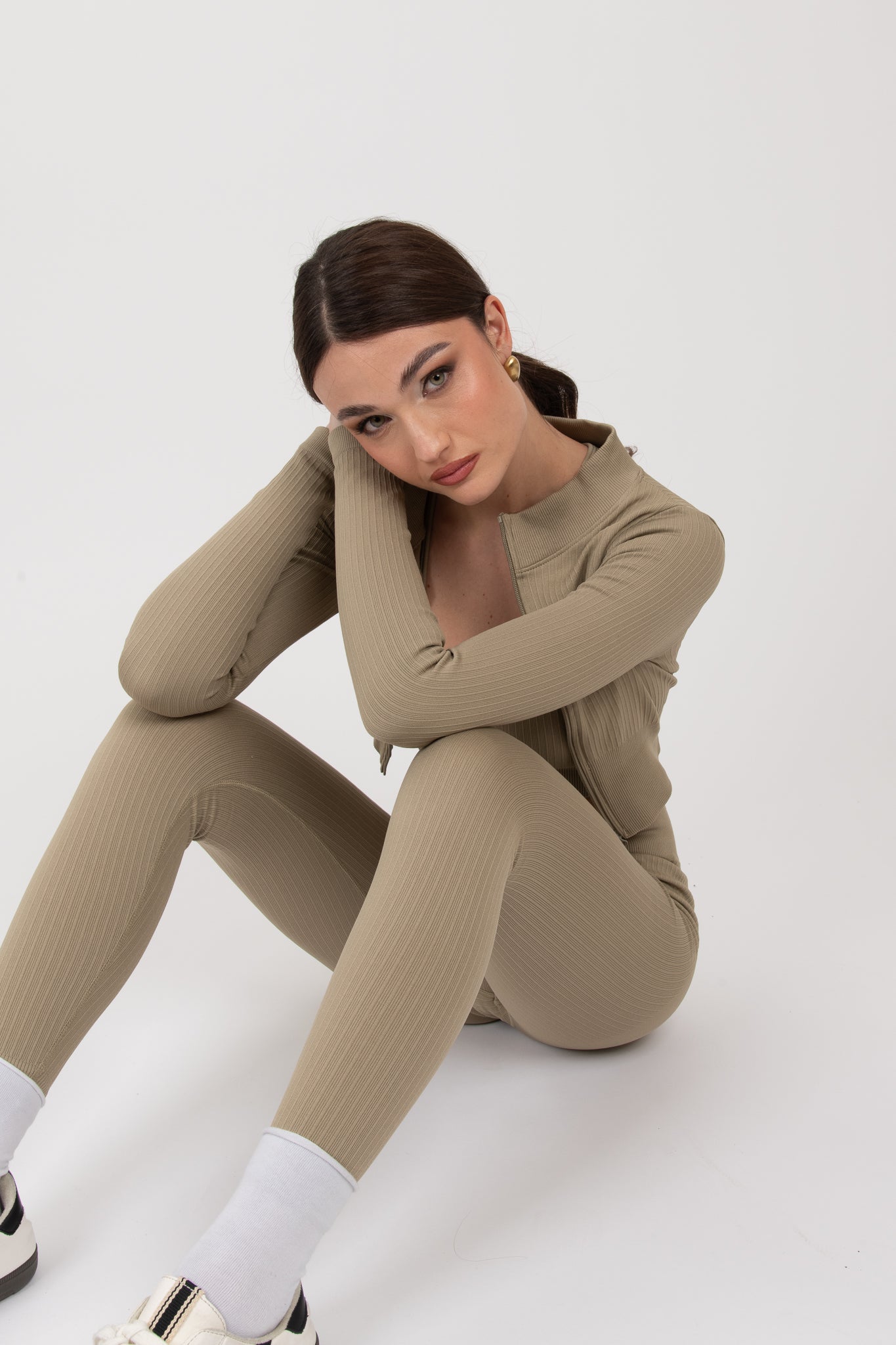 Coordinato ‘GYM’ TRE PEZZI Fango