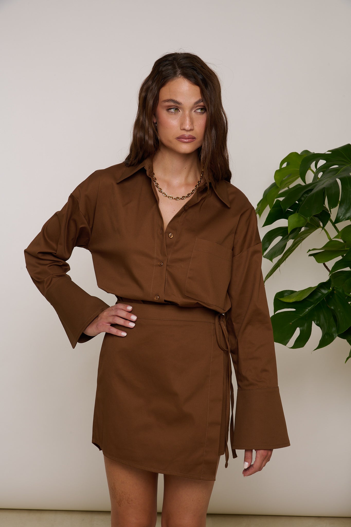 Coordinato ‘PORTAFOGLIO’ 3&33 Cacao