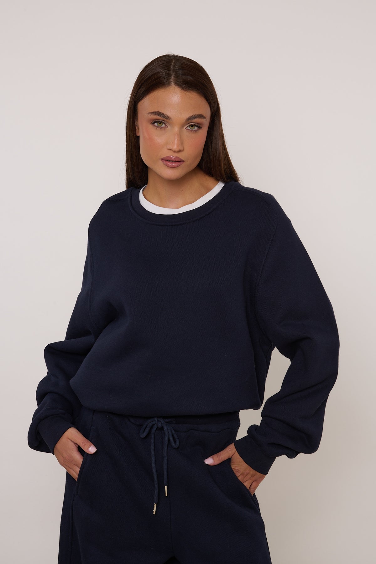 Felpa ‘100% COTONE’ By Lumina Blu Notte