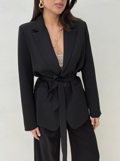 Blazer ‘CINTURA BY LUMINA’ Nero