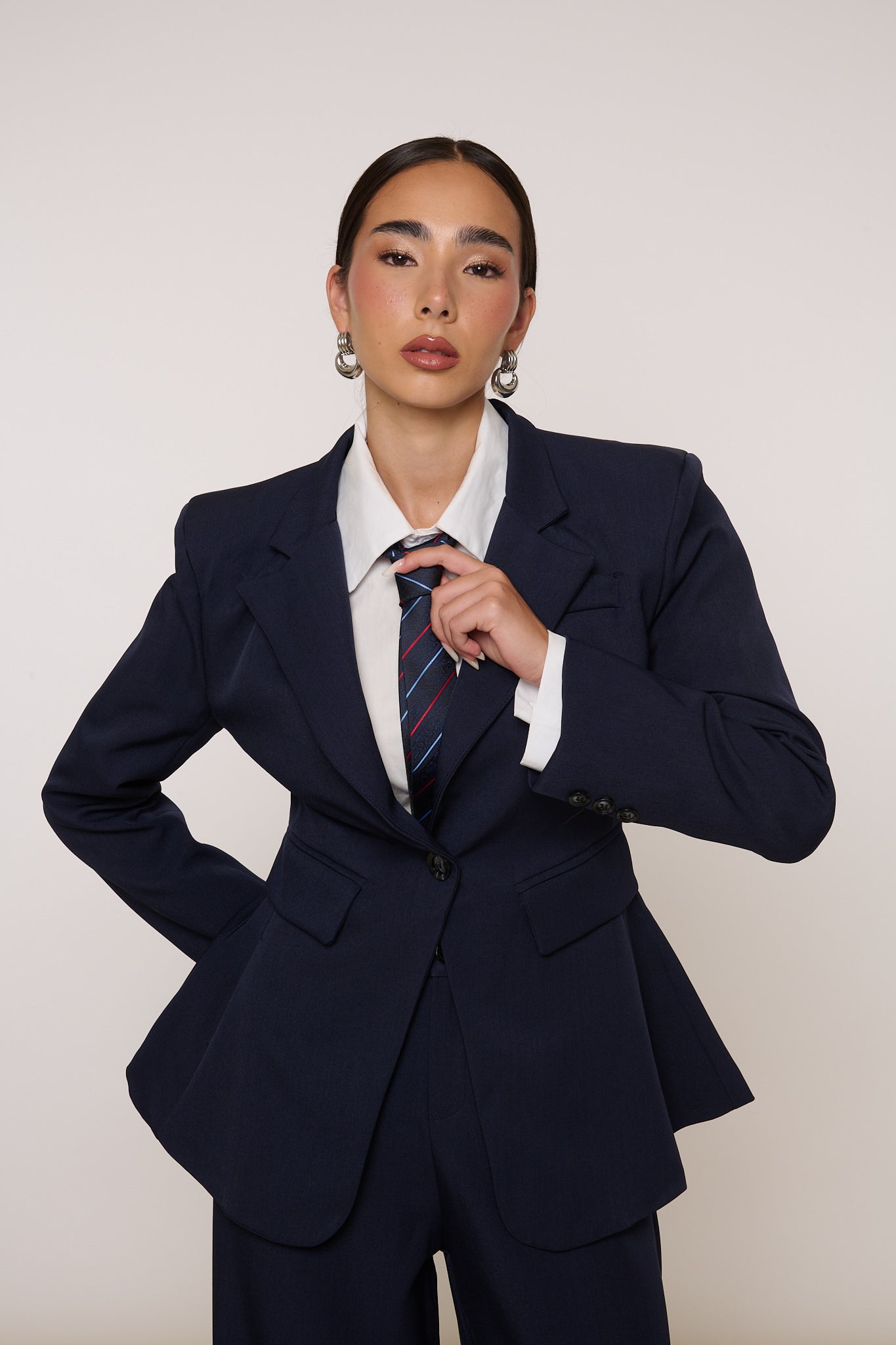 Blazer ‘AVVITATO’ Blu Notte