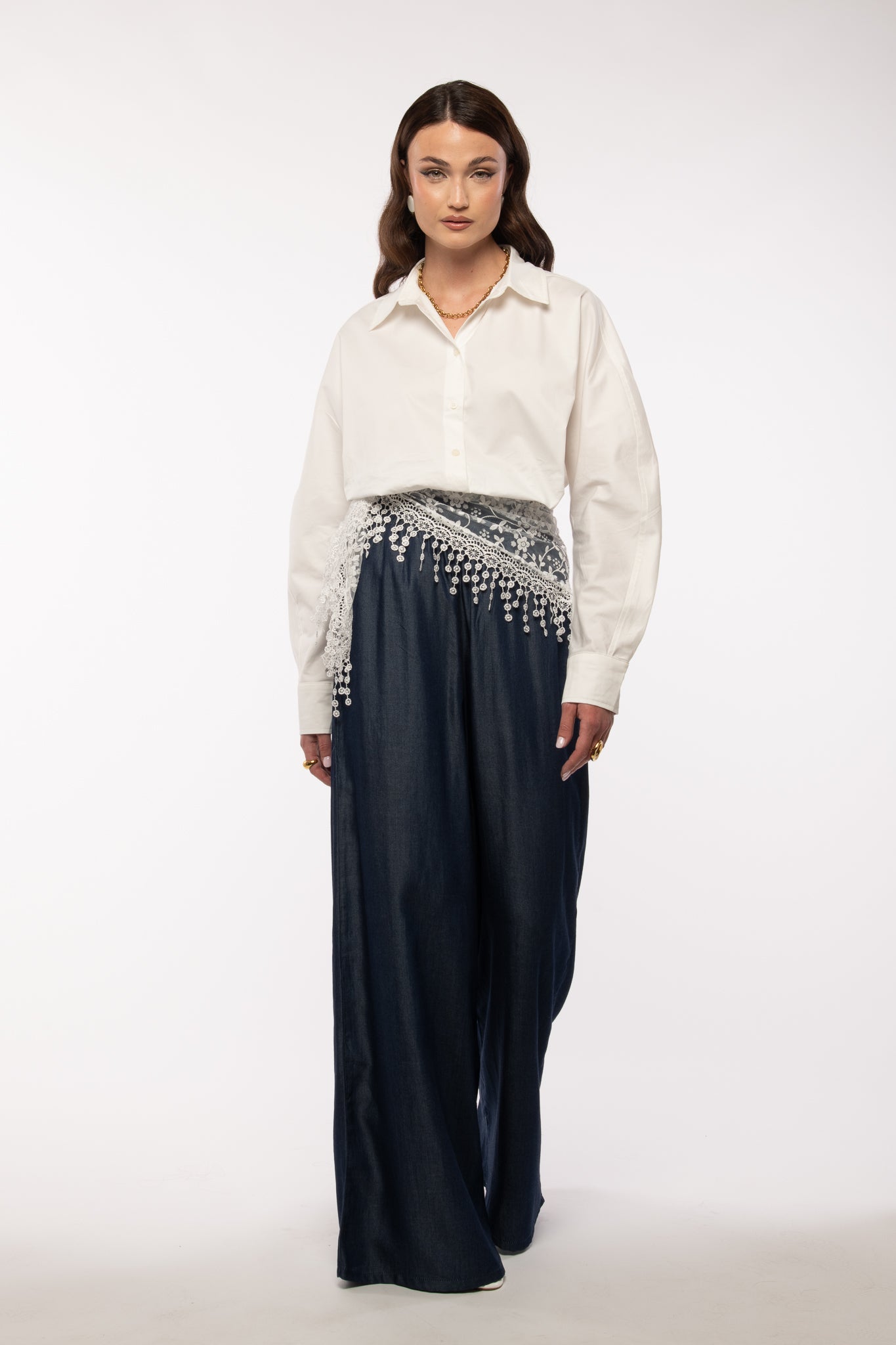 Pantalone ‘EFFETTO DENIM+BANDANA’